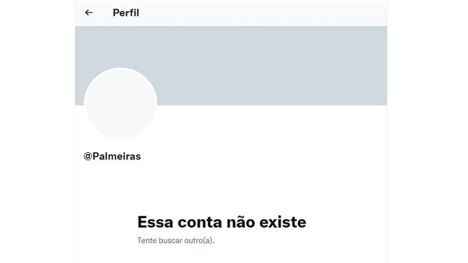 Palmeiras Sumiu Twitter