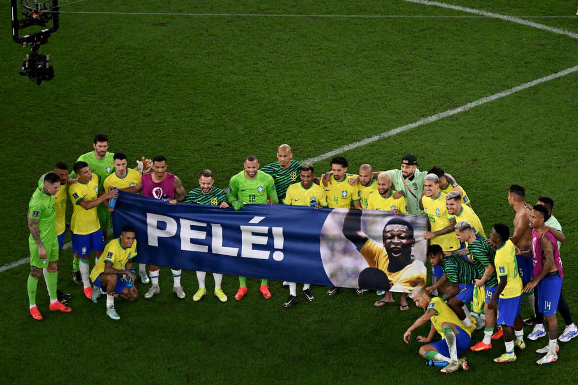 Brasil x Coreia - faixa Pelé - oitavas de final - Copa do Catar -