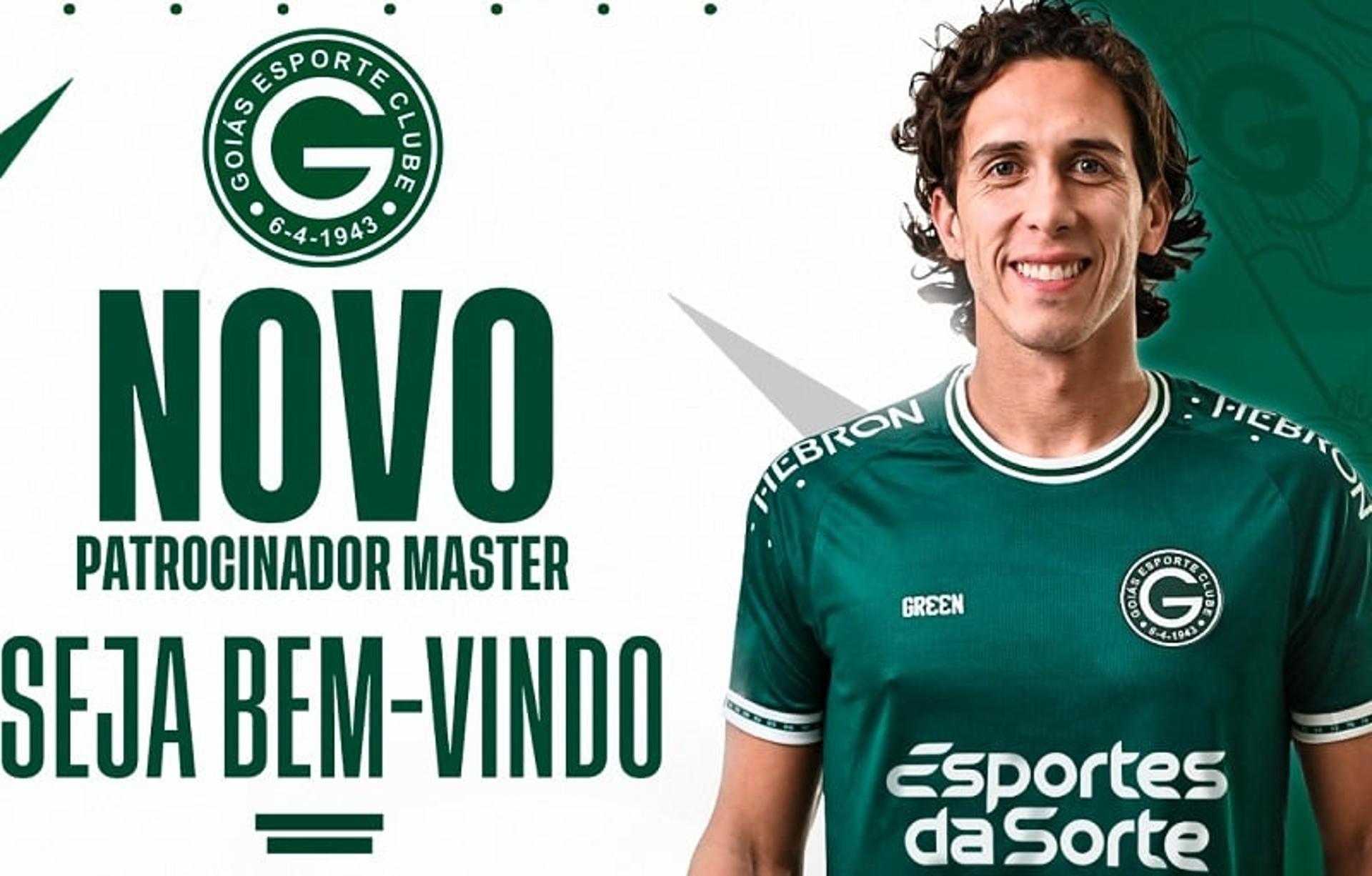 Anúncio do novo patrocinador master do Goiás