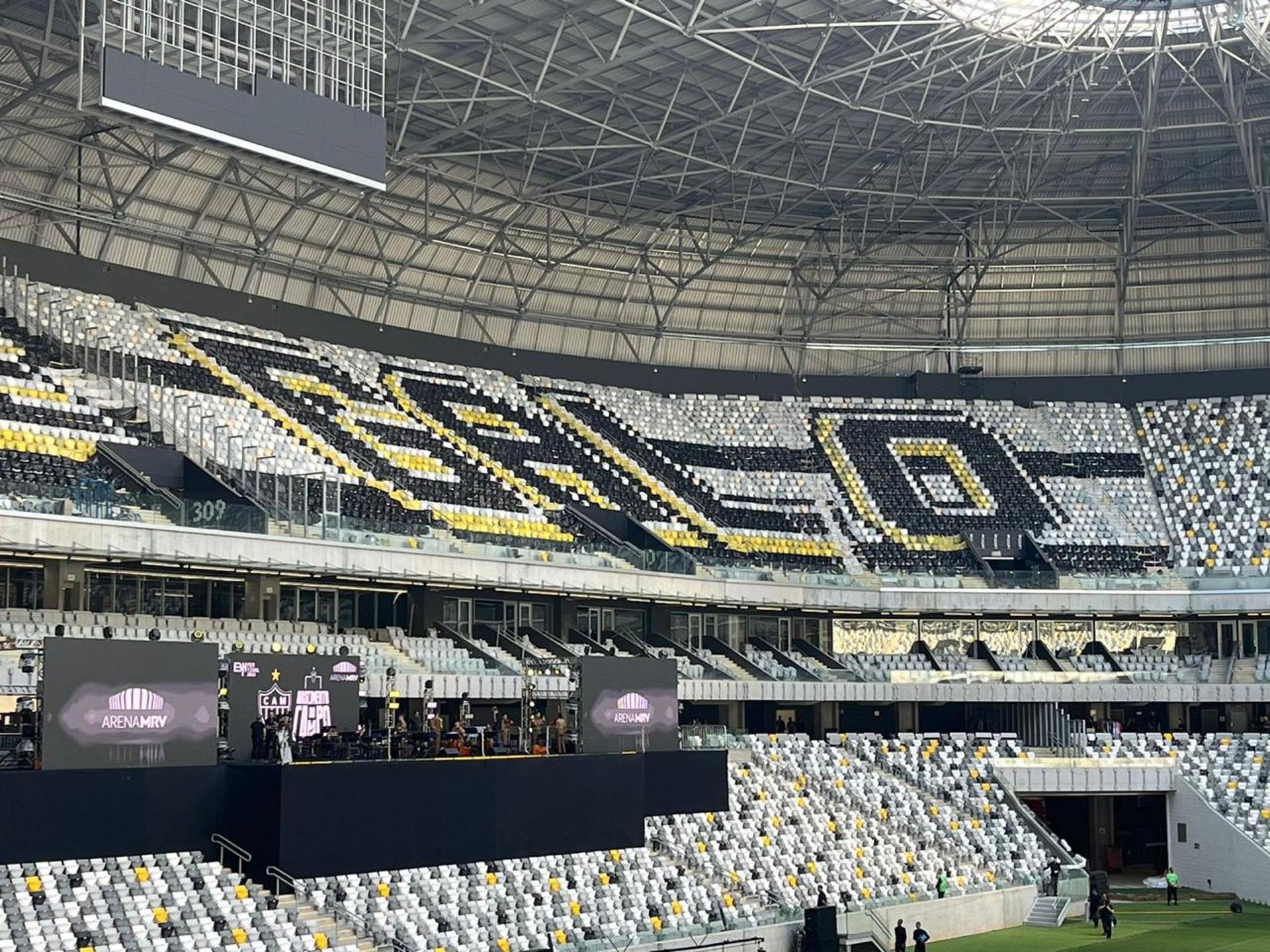 O estádio do Atlético-MG está oficialmente aberto e teve um evento para os torcedores
