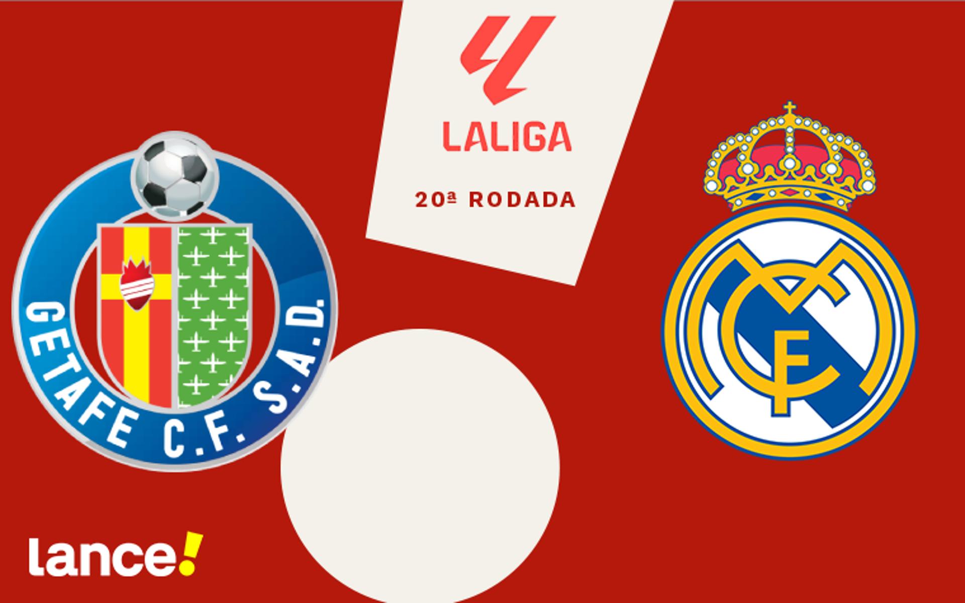 Getafe x Real Madrid &#8211; La Liga &#8211; 20ª rodada