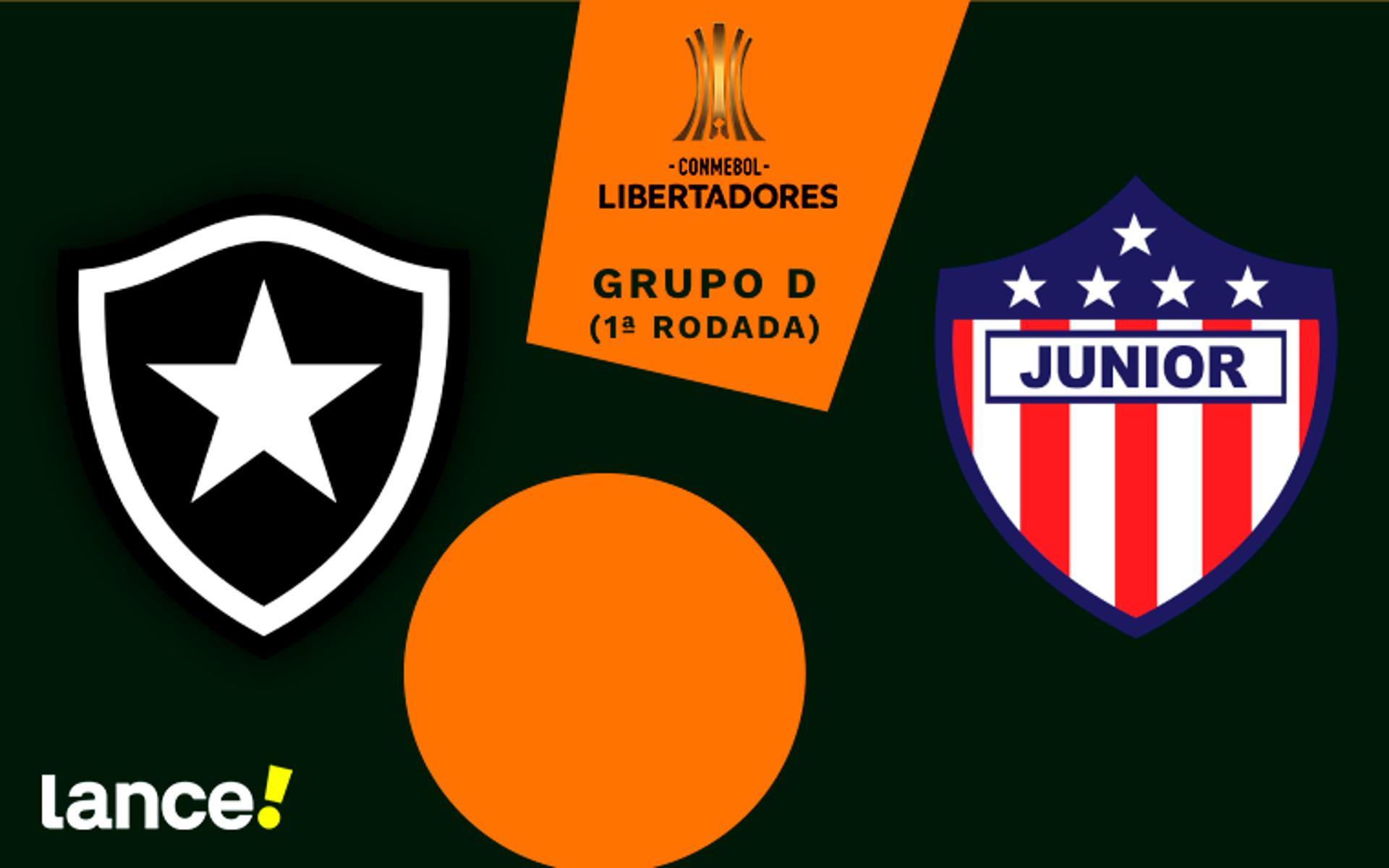 Botafogo x Junior Libertadores