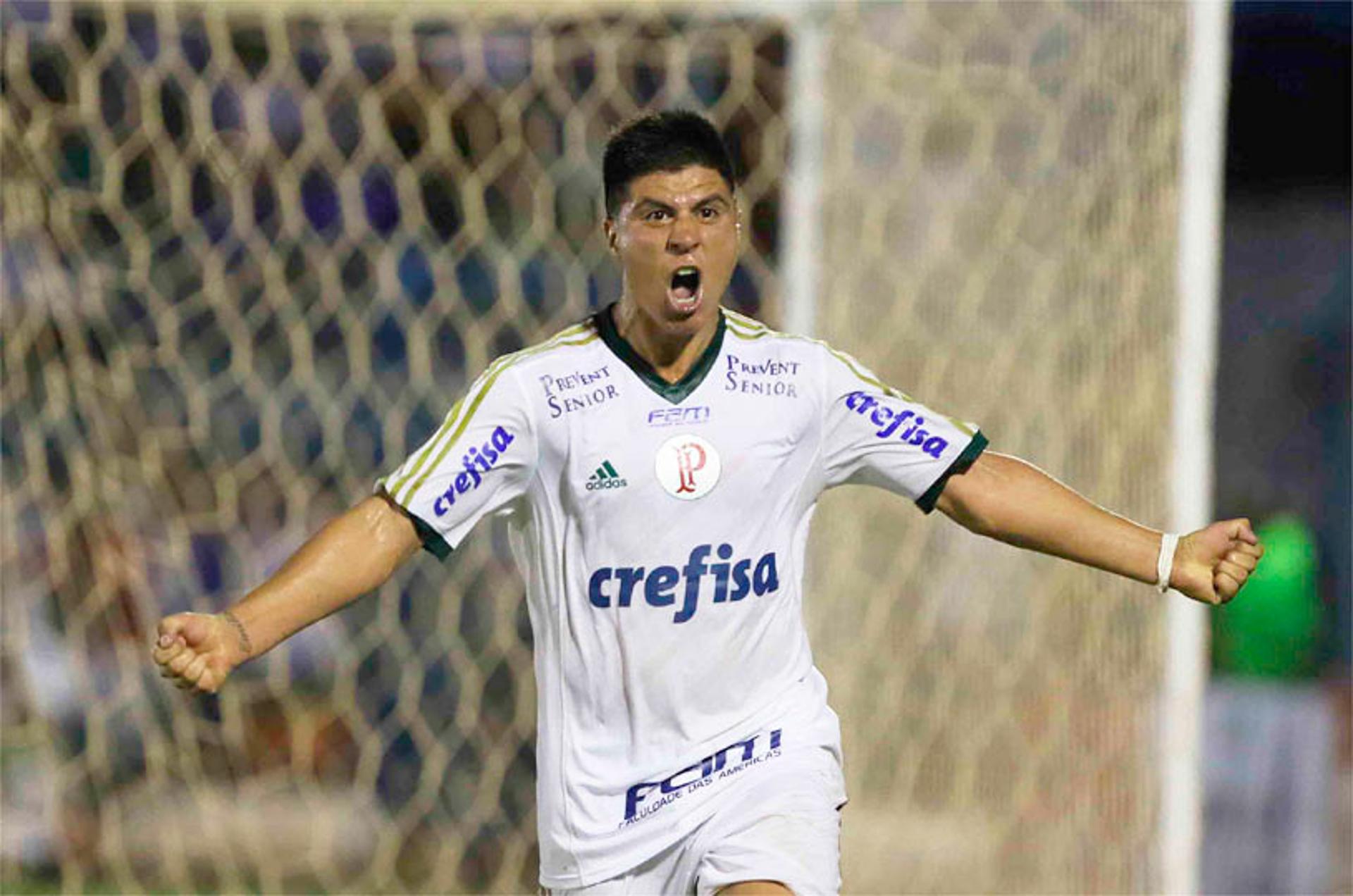 Com dois de Cristaldo, Palmeiras vence o Penapolense (Foto: Celio Messias/LANCE!Press)