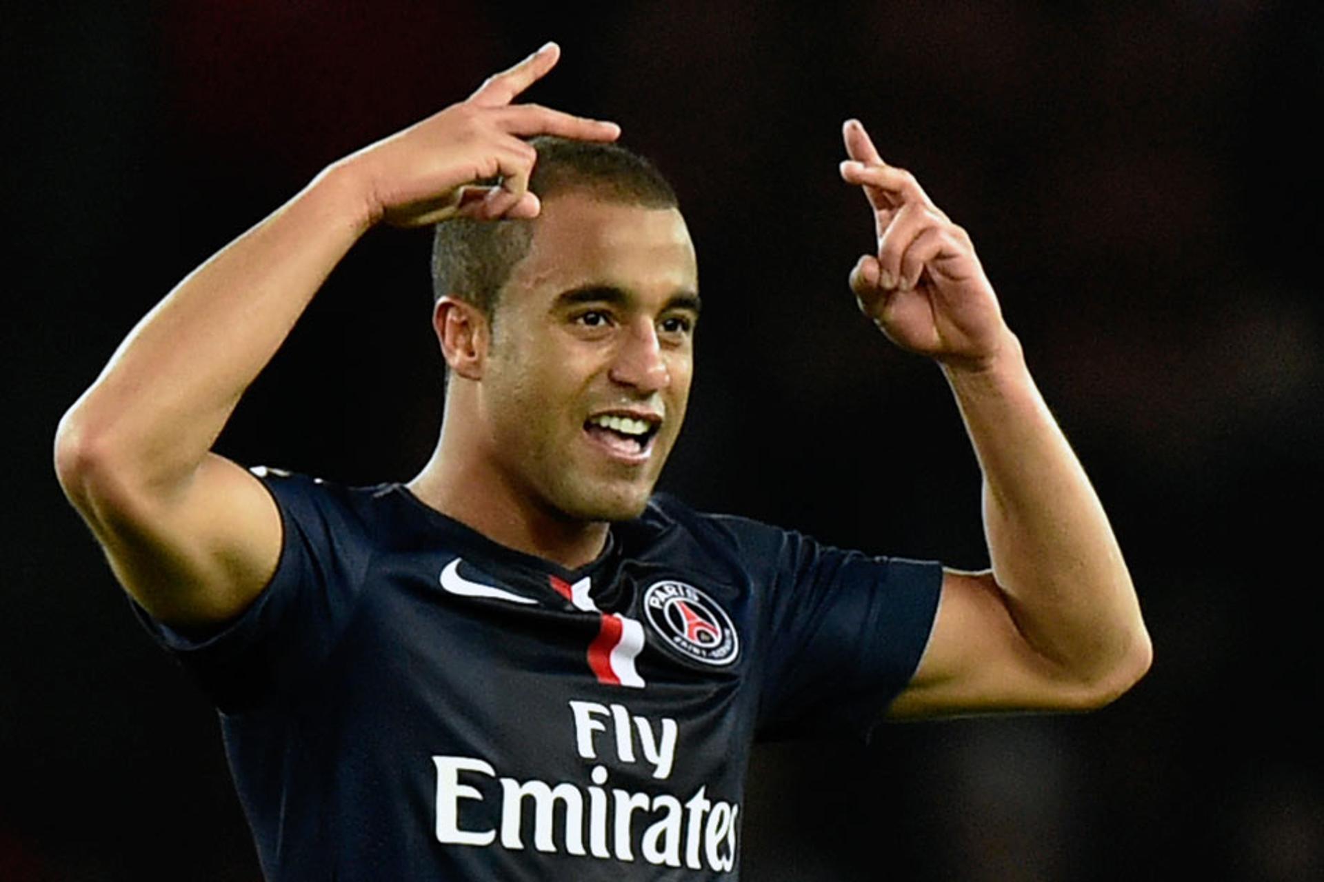 Lucas - PSG x Olympique de Marseille (Foto: Miguel Medina/AFP)