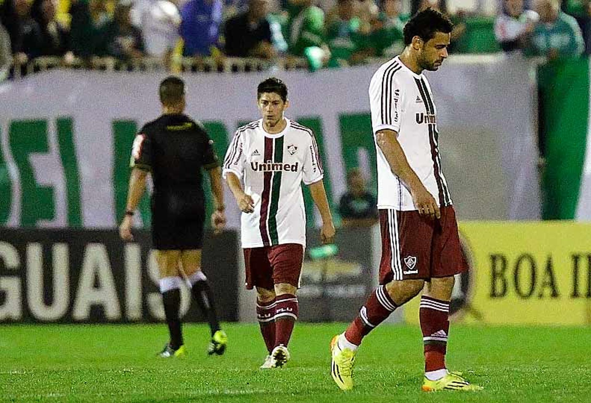 Fred e Conca - Chapecoense x Fluminense, Campeonato Brasileiro (Foto: Divulgação/Agência Photocamera)