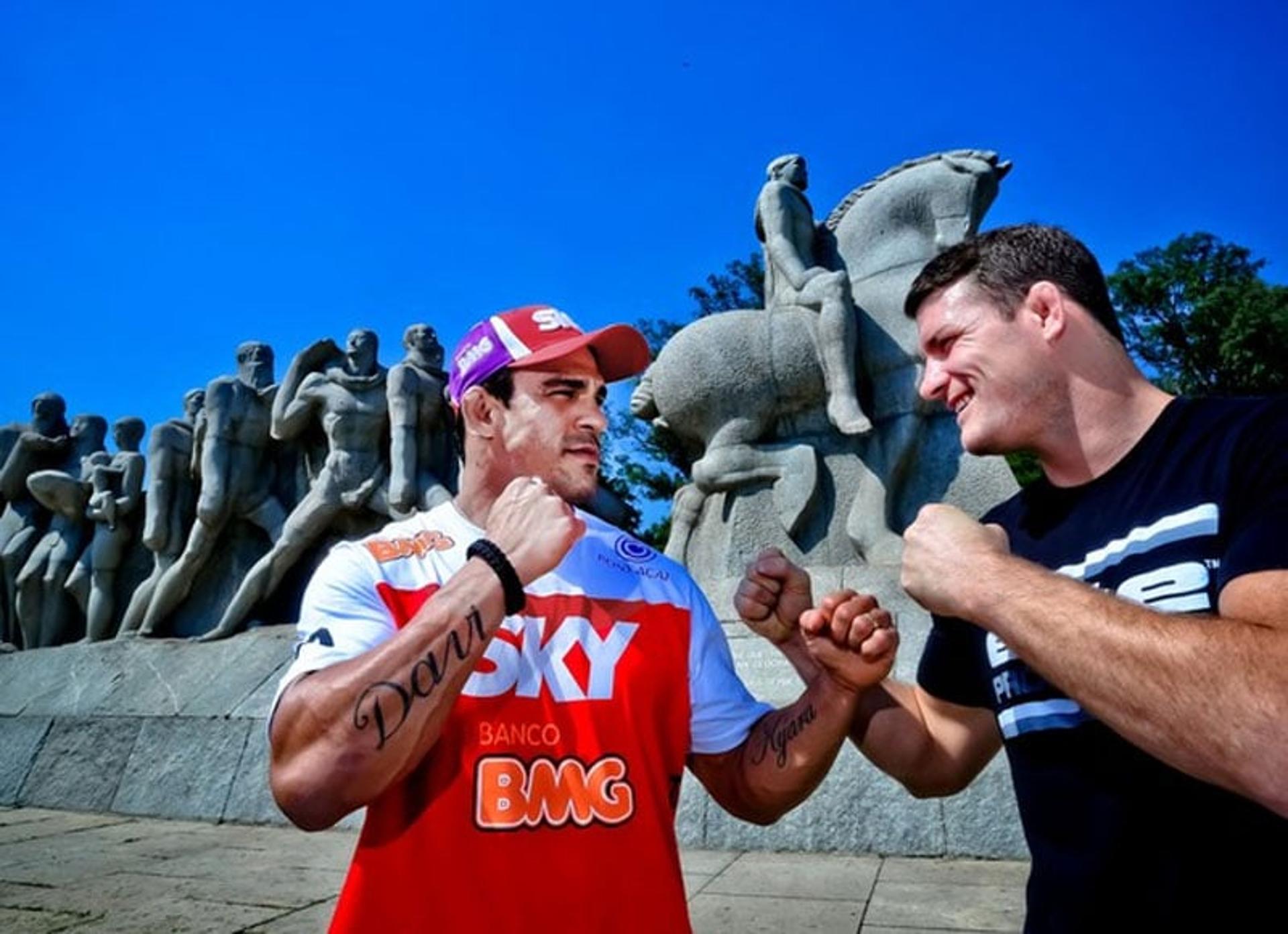 Vitor Belfort e Michael Bisping - (Foto: Wander Roberto/UFC)