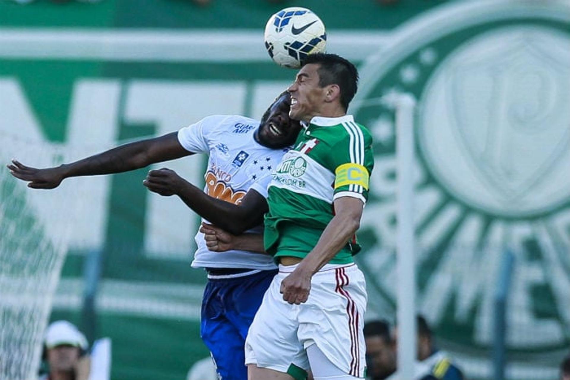 Manoel e Lúcio - Cruzeiro e Palmeiras (Foto: Marcello Zambrana/Light Press)