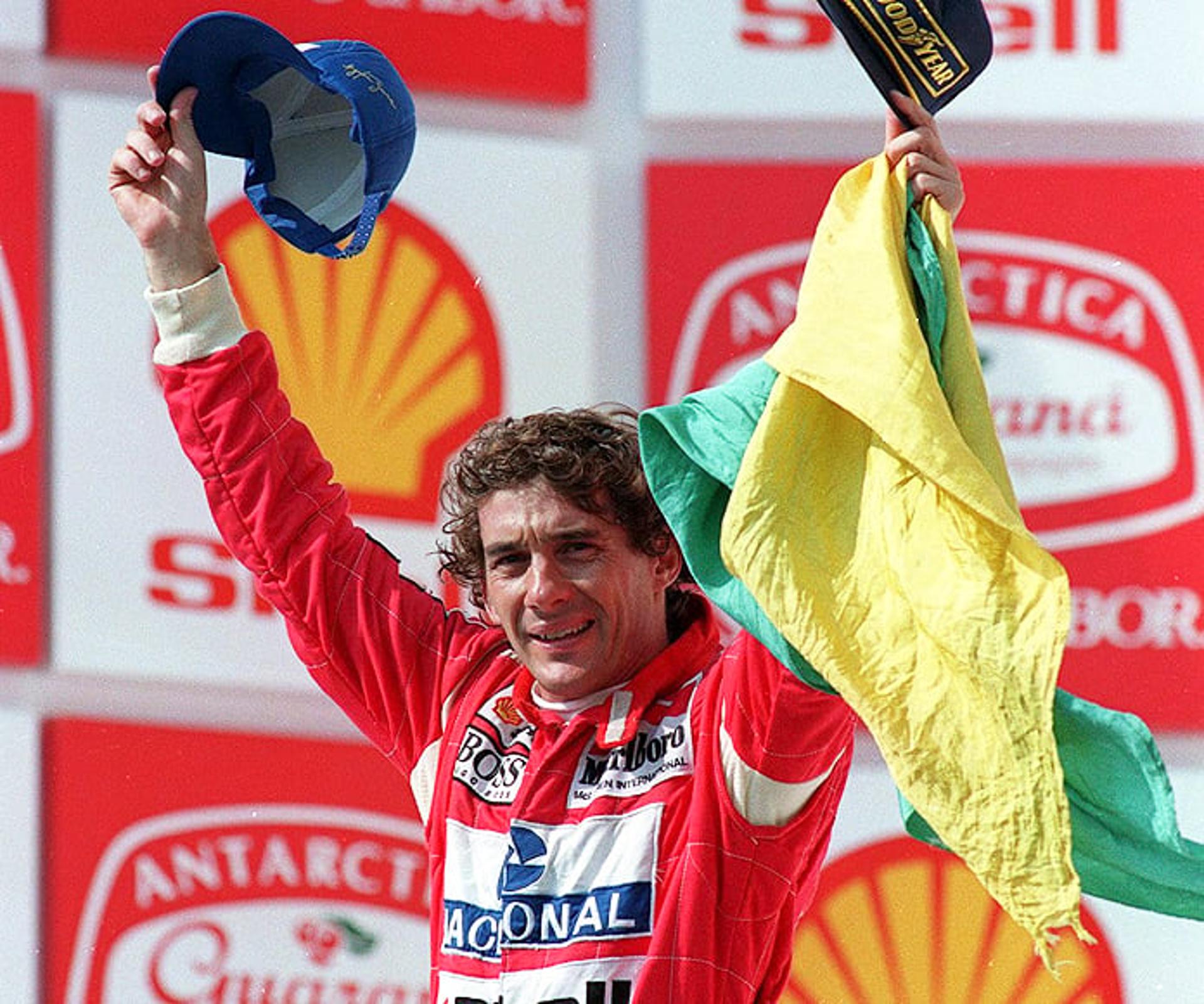 Ayrton Senna (Foto: Jorge Araujo/Folha Imagem)