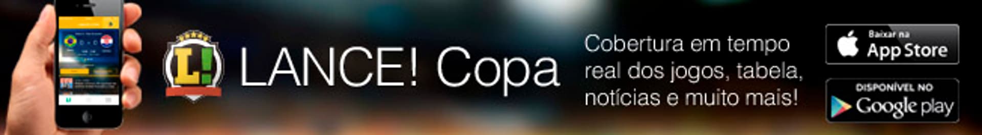 Banner para notas app Copa do Mundo