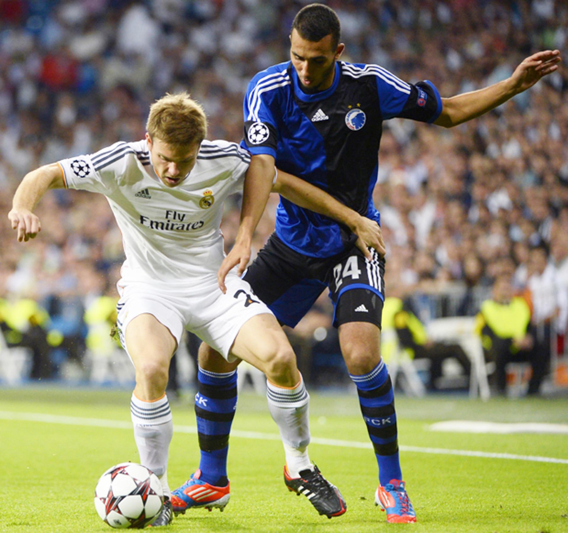 Real Madrid x Copenhagen (Foto: Pierre-Philippe Marcou/ AFP)