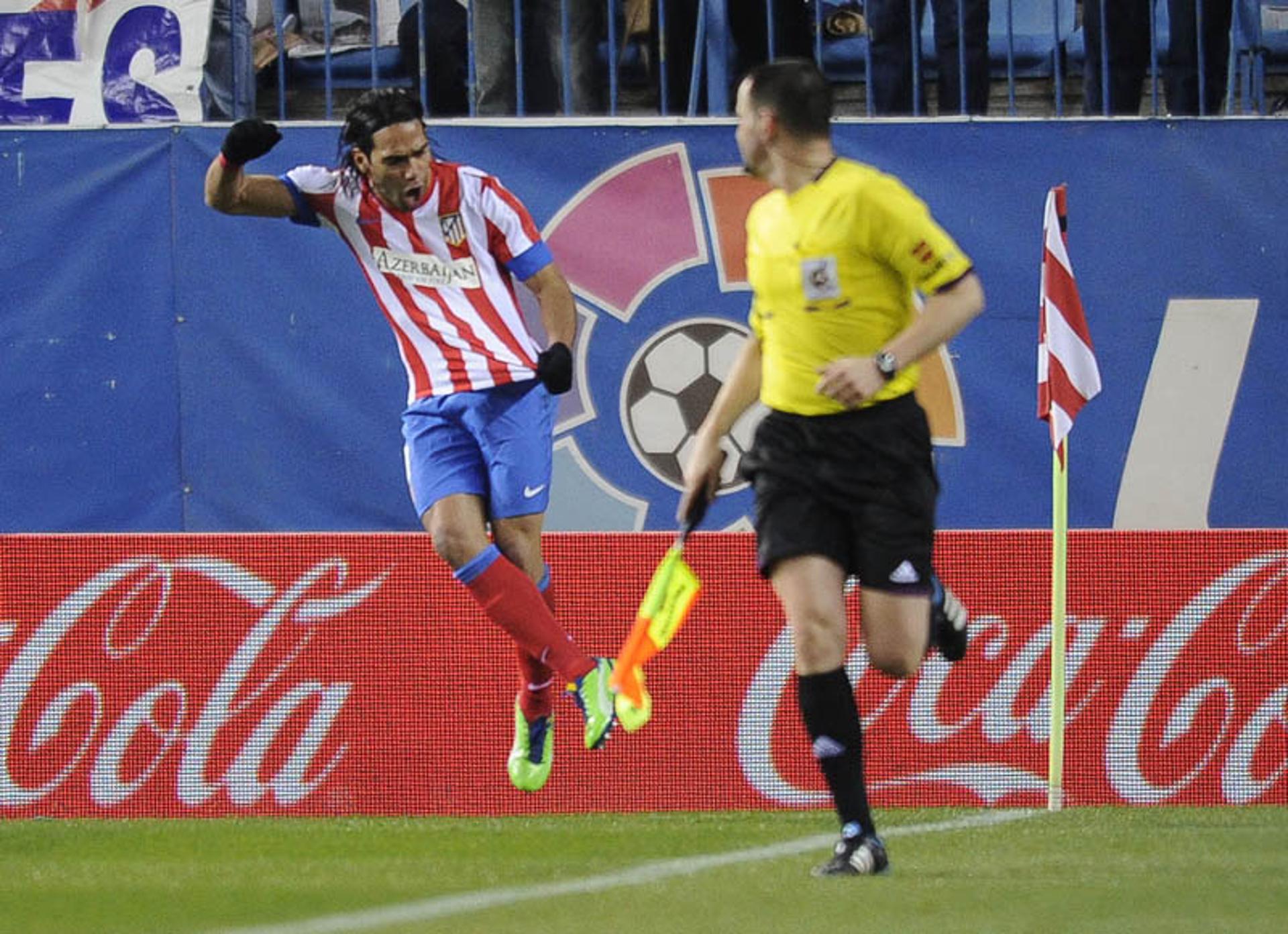 Falcao García - Atletico de Madrid x Deportivo de la Coruna (Foto: Pedro Armestre/AFP)