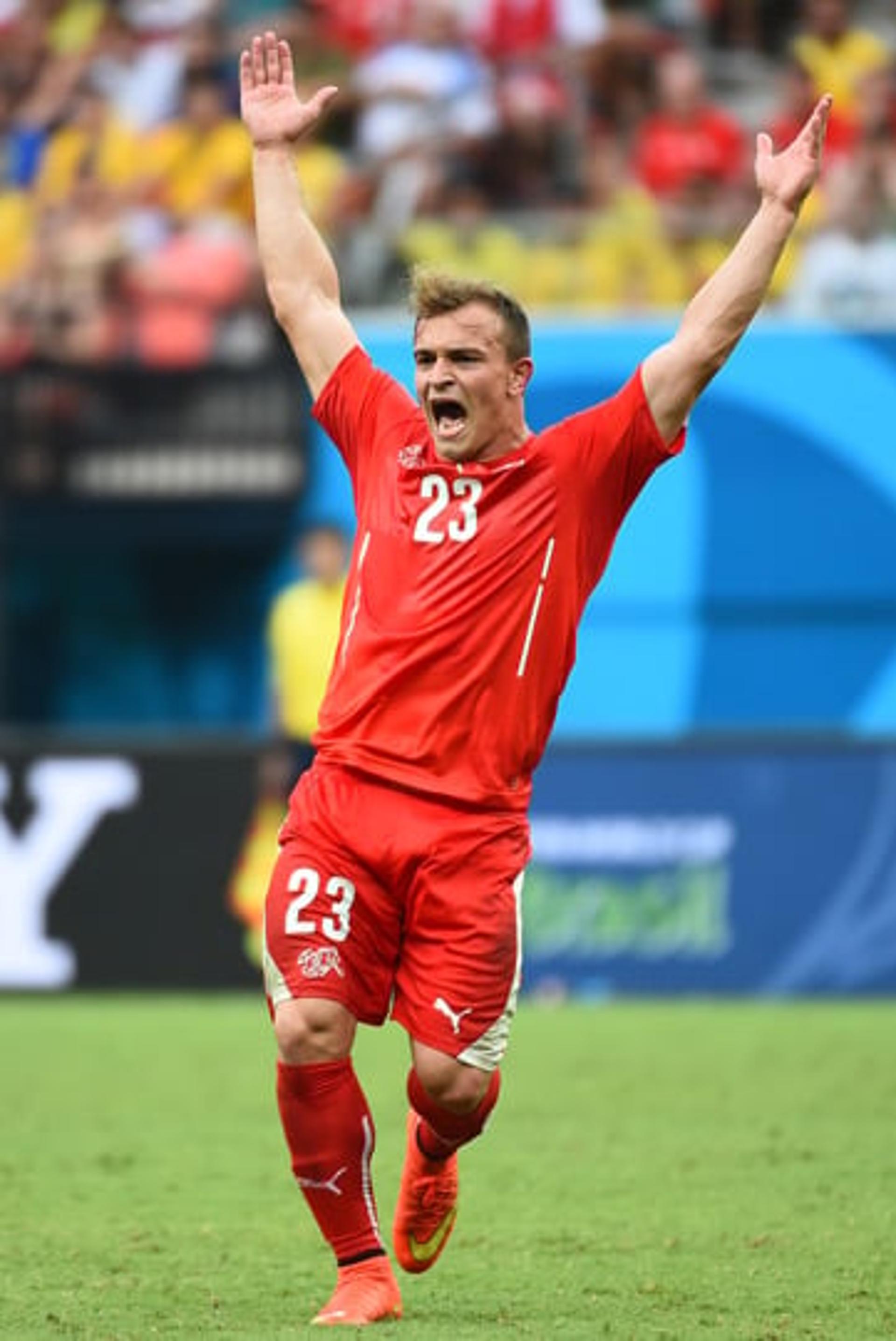 Com show de Shaqiri, Suíça derrota Honduras e se garante nas oitavas (Foto: Anne Christine Poujoulat/AFP)