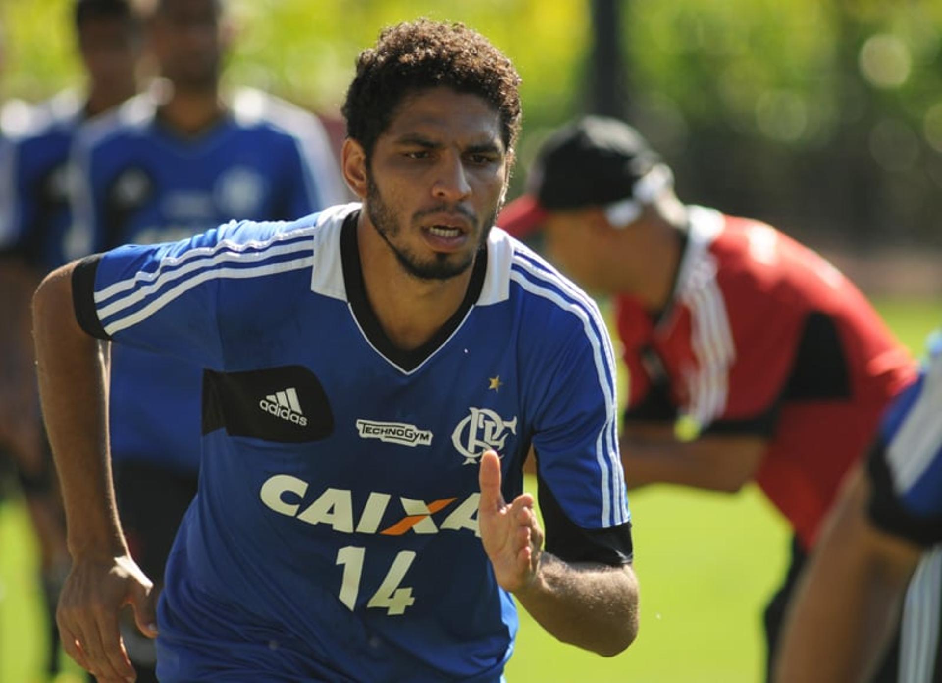 Wallace - Treino do Flamengo (Foto: Rossana Fraga/ LANCE!Press)