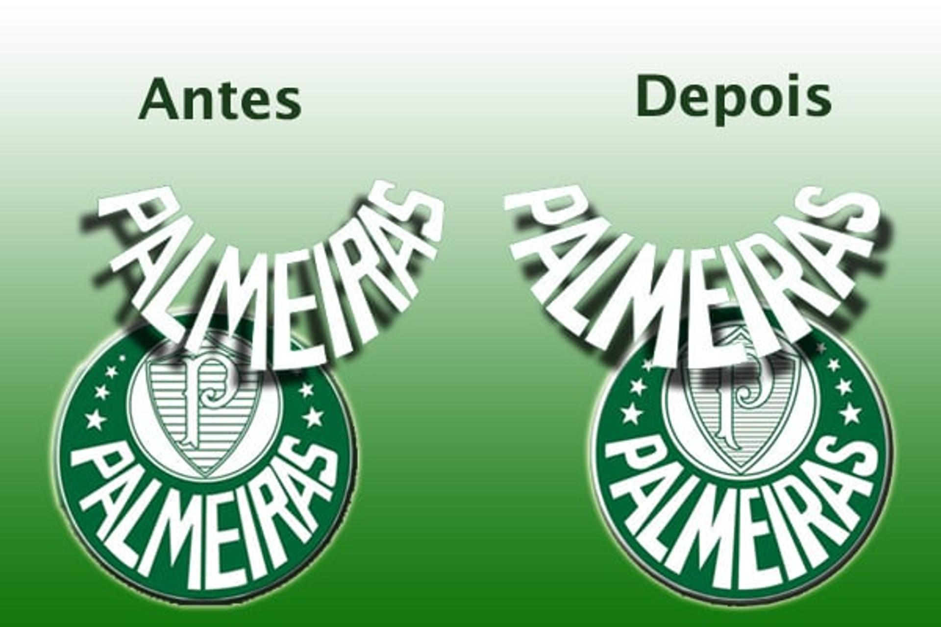 Mudanças no escudo do Palmeiras - Letra