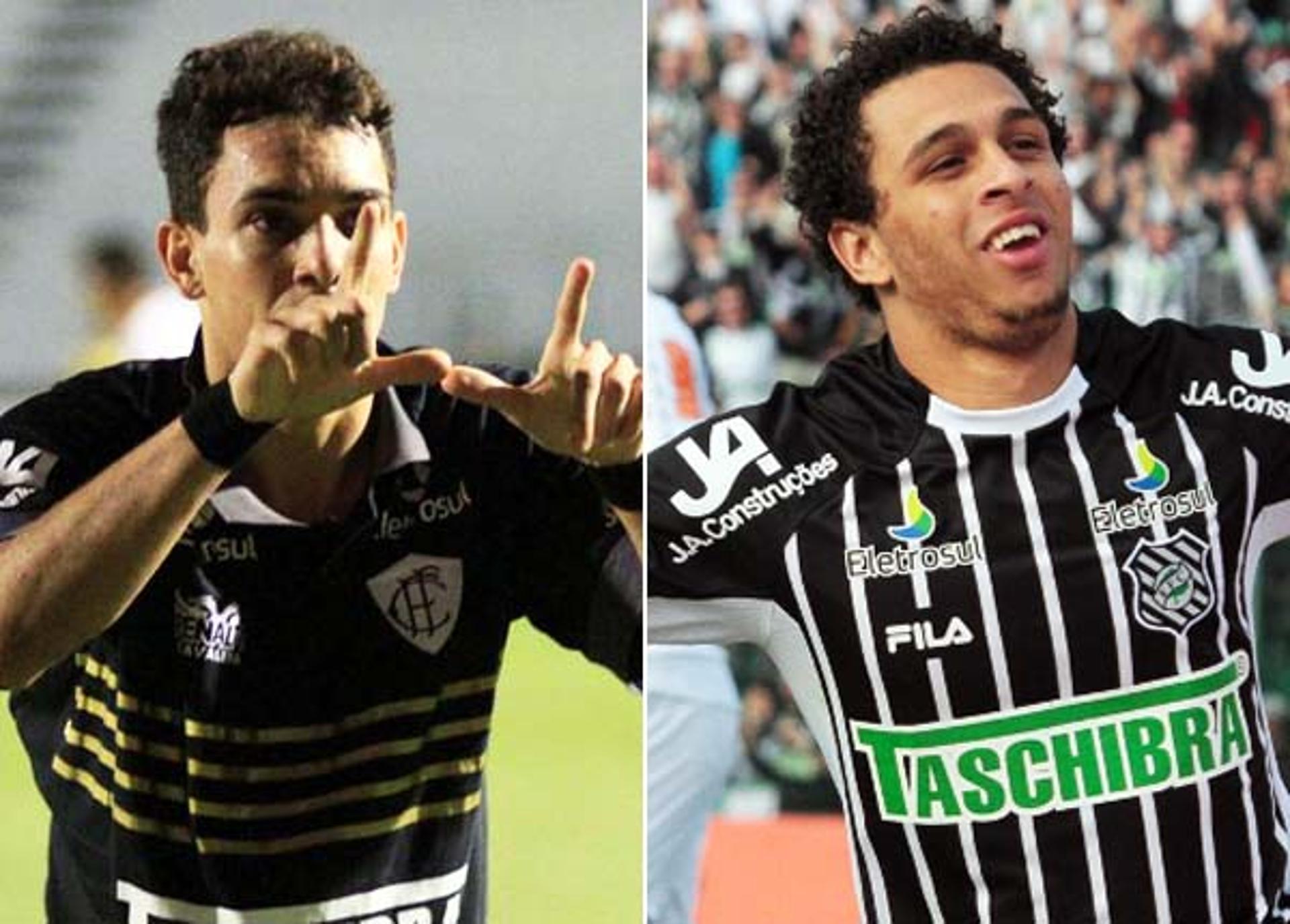 Caio e Wellington Nem pelo Figueirense (Fotos: Divulgação)