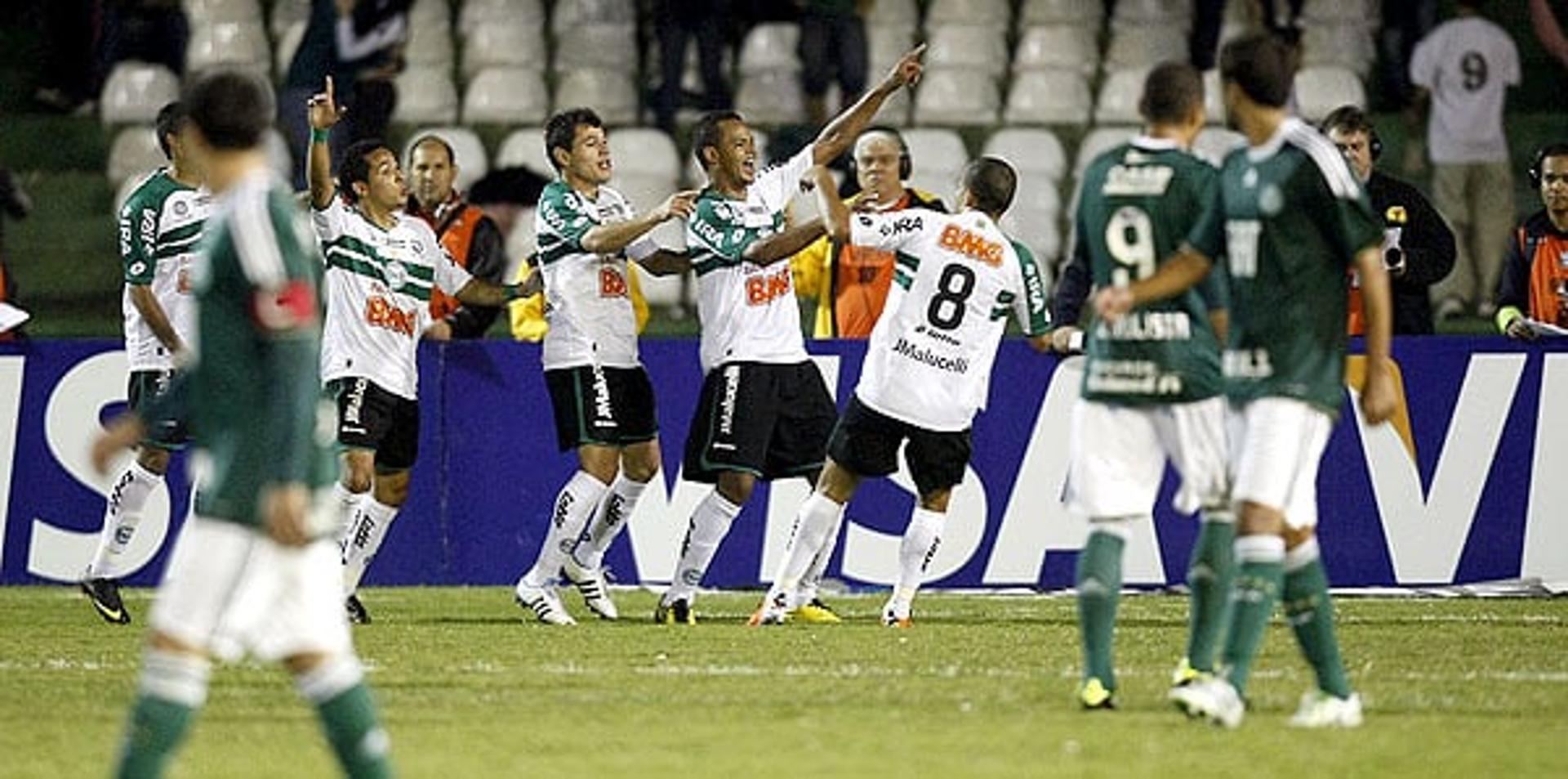 Gol do Coritiba Sem Freio - Coritiba x Palmeiras (Foto: Felipe Gabriel)