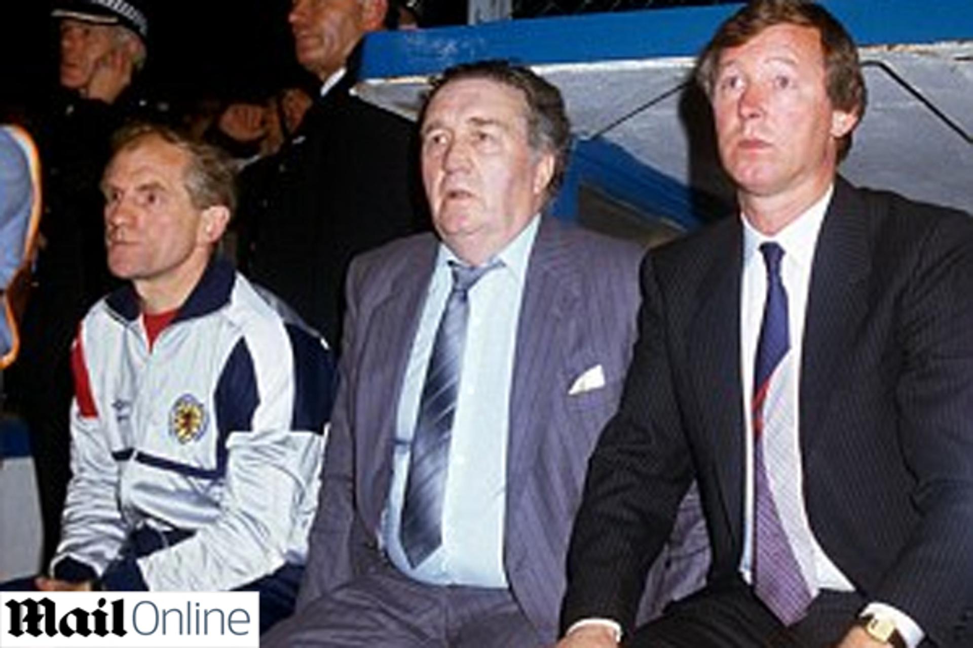 Jock Stein e Alex Ferguson (Foto: Reprodução/Daily Mail)