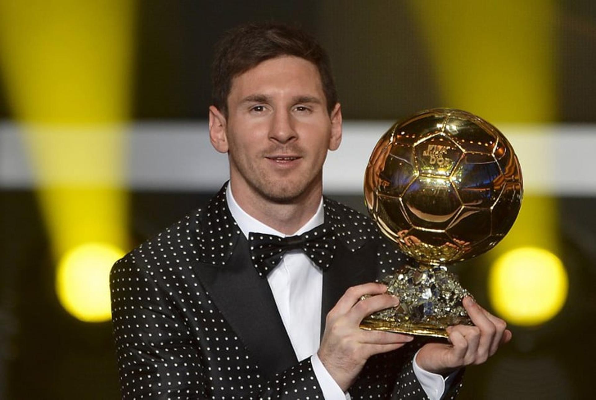 O argentino Lionel Messi é o maior vencedor do prêmio de melhor do mundo da Fifa. Ele faturou o troféu em 2009. 2010. 2011 e 2012 (Foto: AFP)