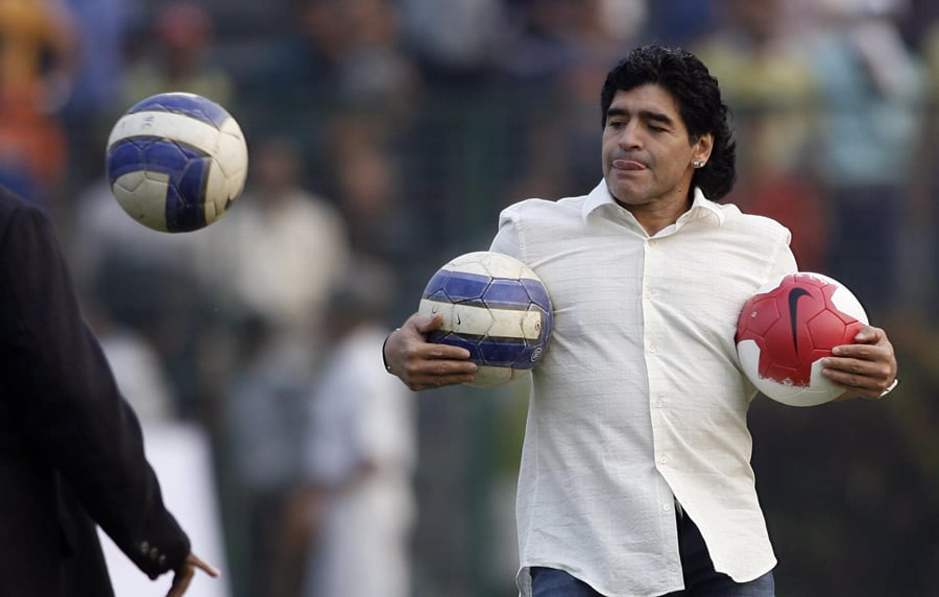 Ídolo Maradona completa 55 anos. Confira imagens de sua trajetória (Foto: AFP)