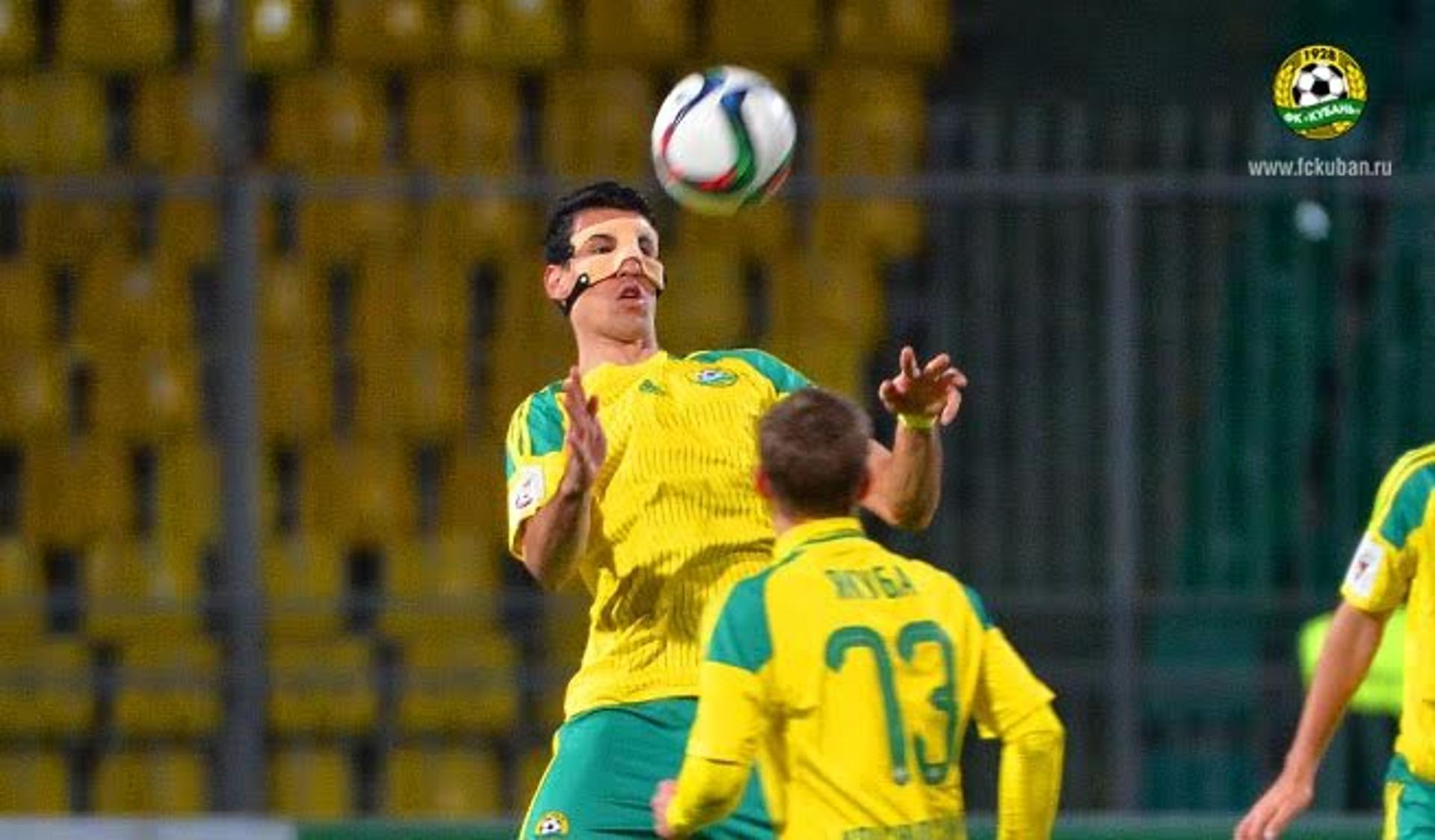 Xandão foi titular na vitória do Kuban Krasnodar (Foto: Divulgação)