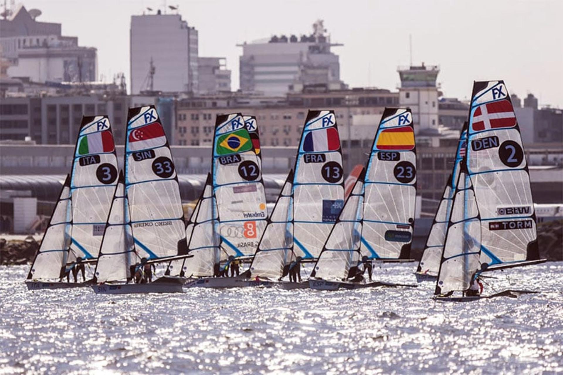 Veja imagens do sexto dia de evento-teste da vela para os Jogos Olímpicos (Foto: Wander Roberto/inovafoto)