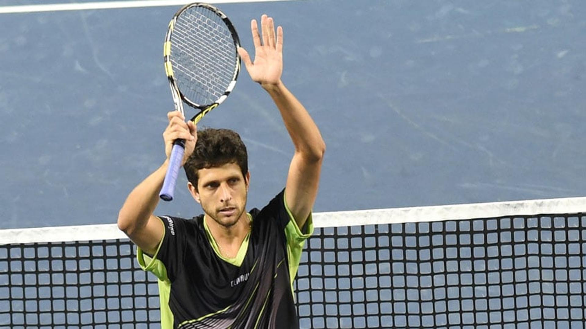 HOME - Marcelo Melo no Masters 1.000 de Xangai (Foto: Toru Yamanaka/AFP)