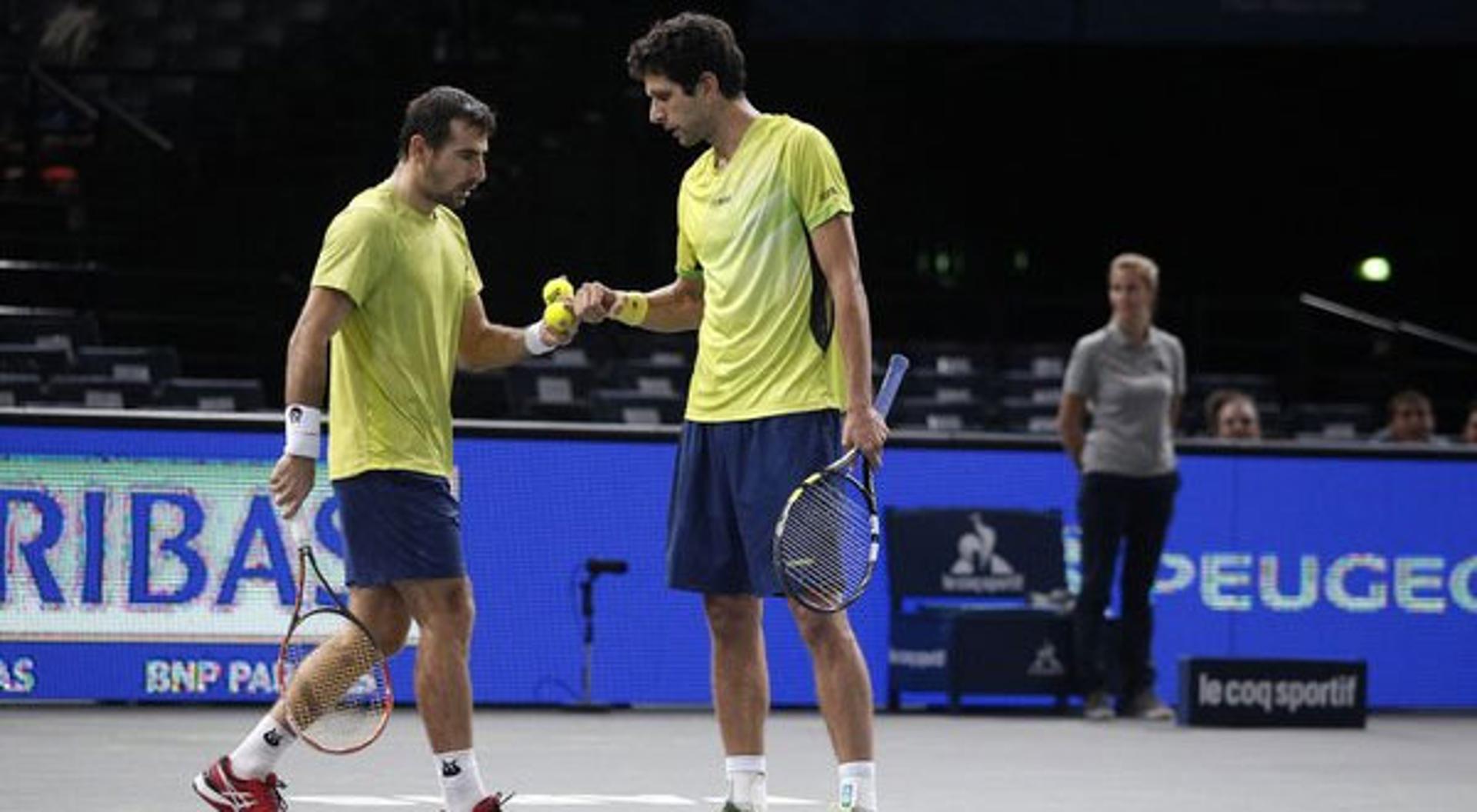 Marcelo Melo e Ivan Dodig em Paris