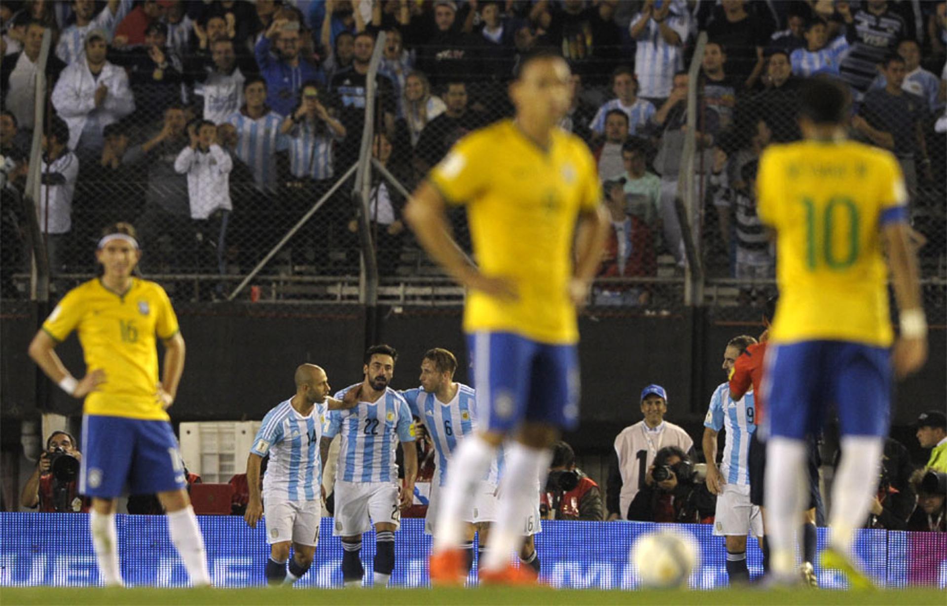 Argentina x Brasil (foto:AFP)