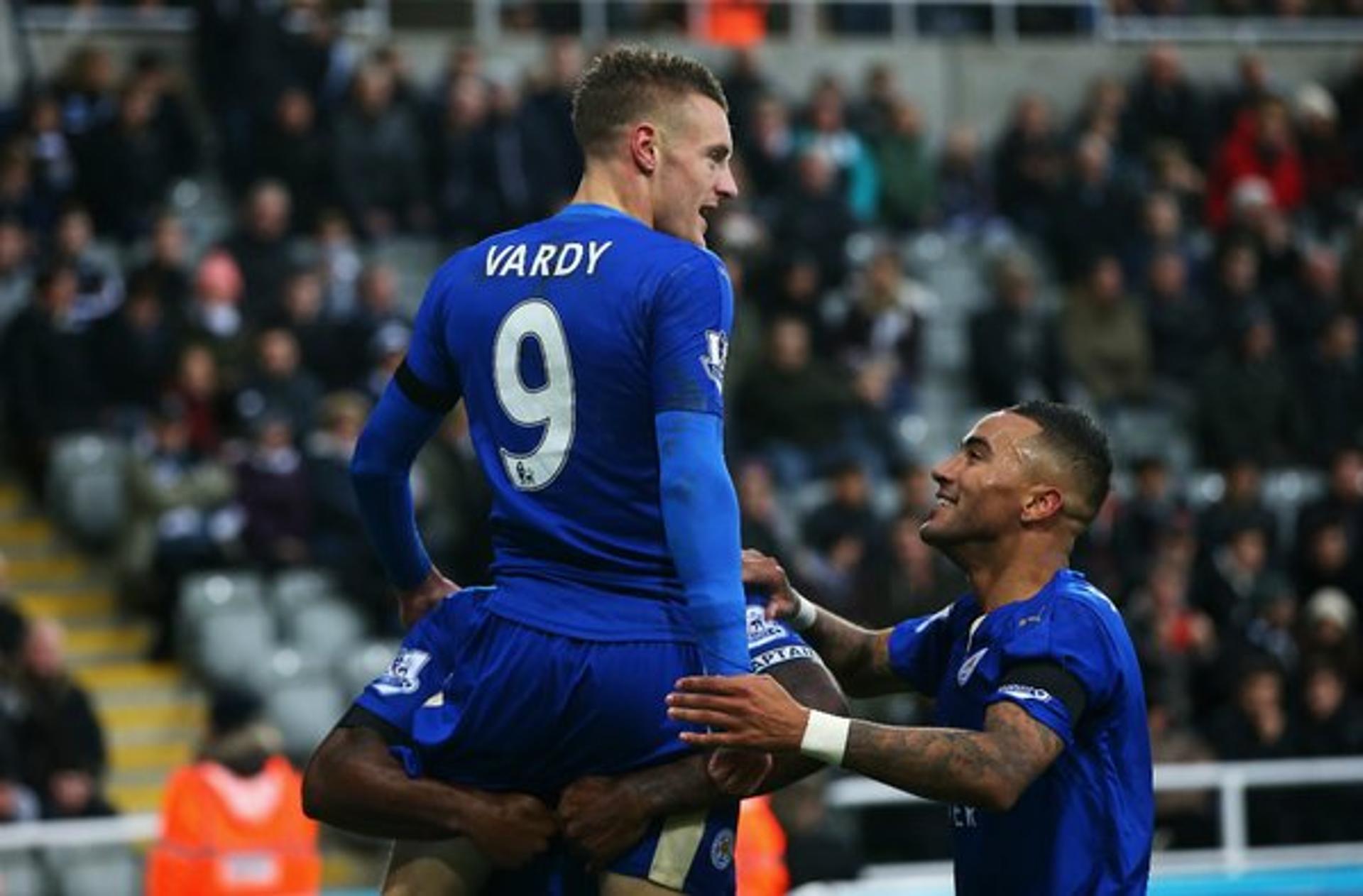 Vardy - Newcastle x Leicester (Foto: Divulgação)