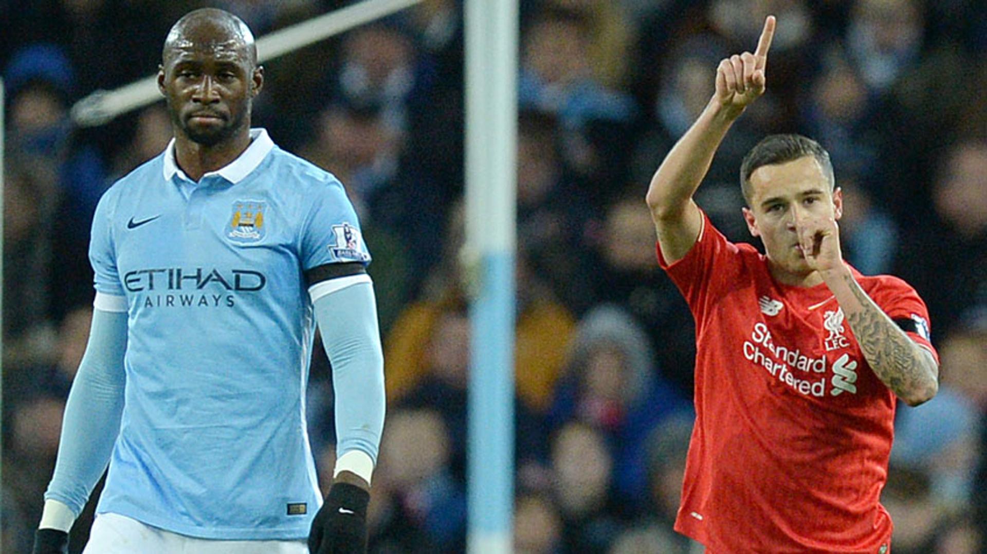 HOME - Manchester City x Liverpool - Campeonato Inglês - Gol de Philippe Coutinho (Foto: Oli Scarff/AFP)