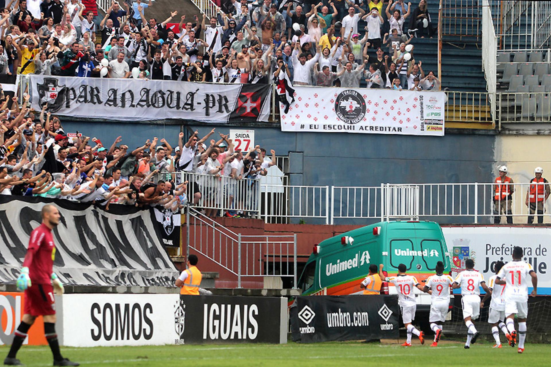 Joinville x Vasco (Foto: Divulgação/Paulo Fernandes/Vasco.com.br)