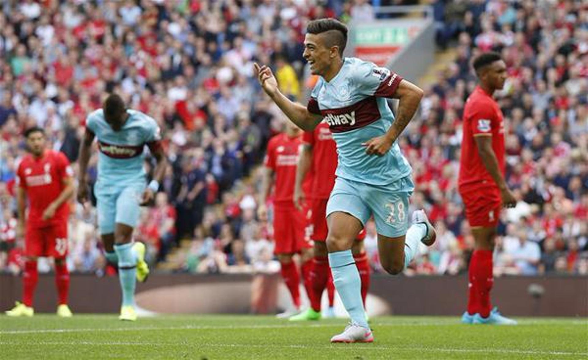 Lanzini - West Ham (Foto:Reprodução/Premier League)