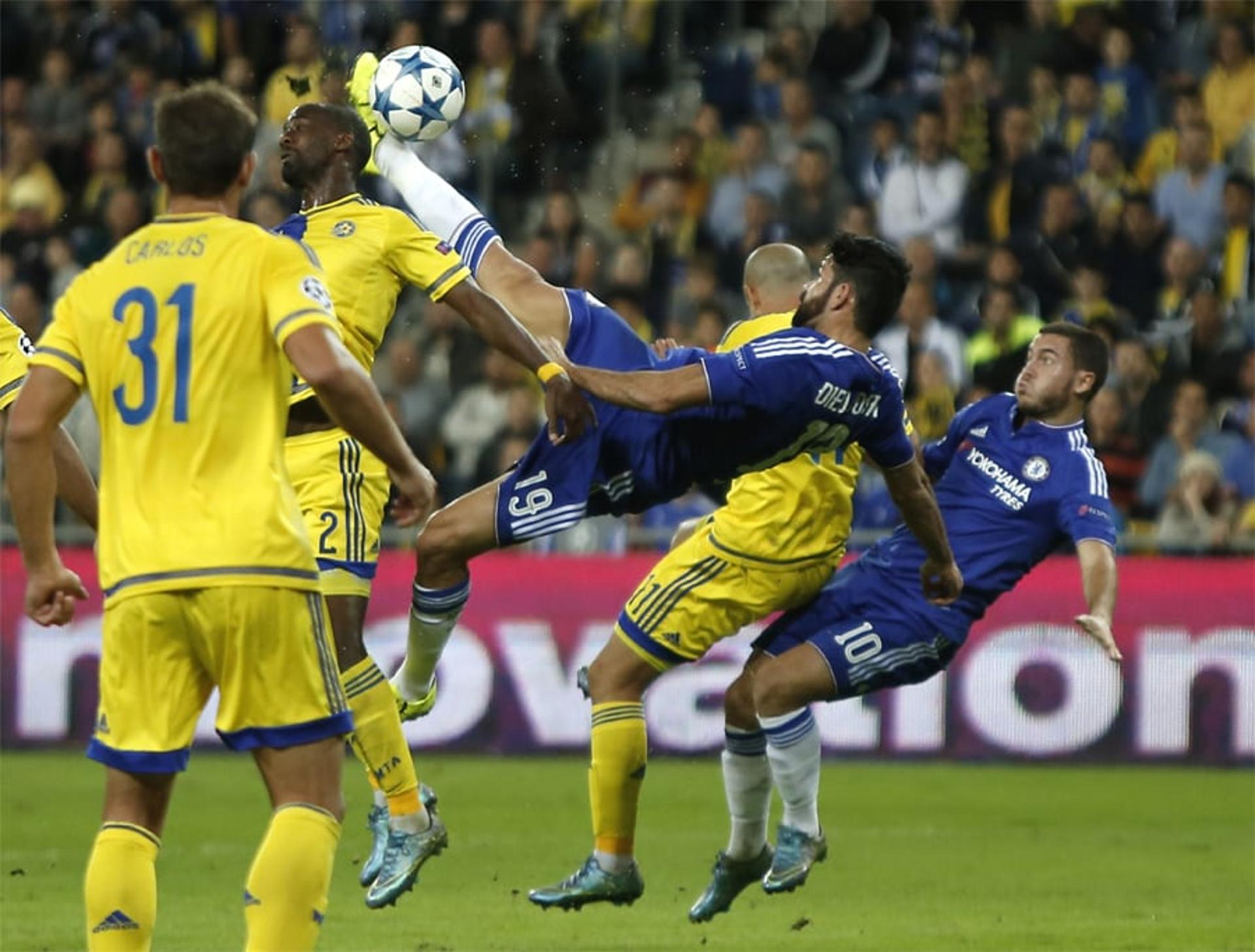 Maccabi Tel Aviv X Chelsea(foto:AFP)