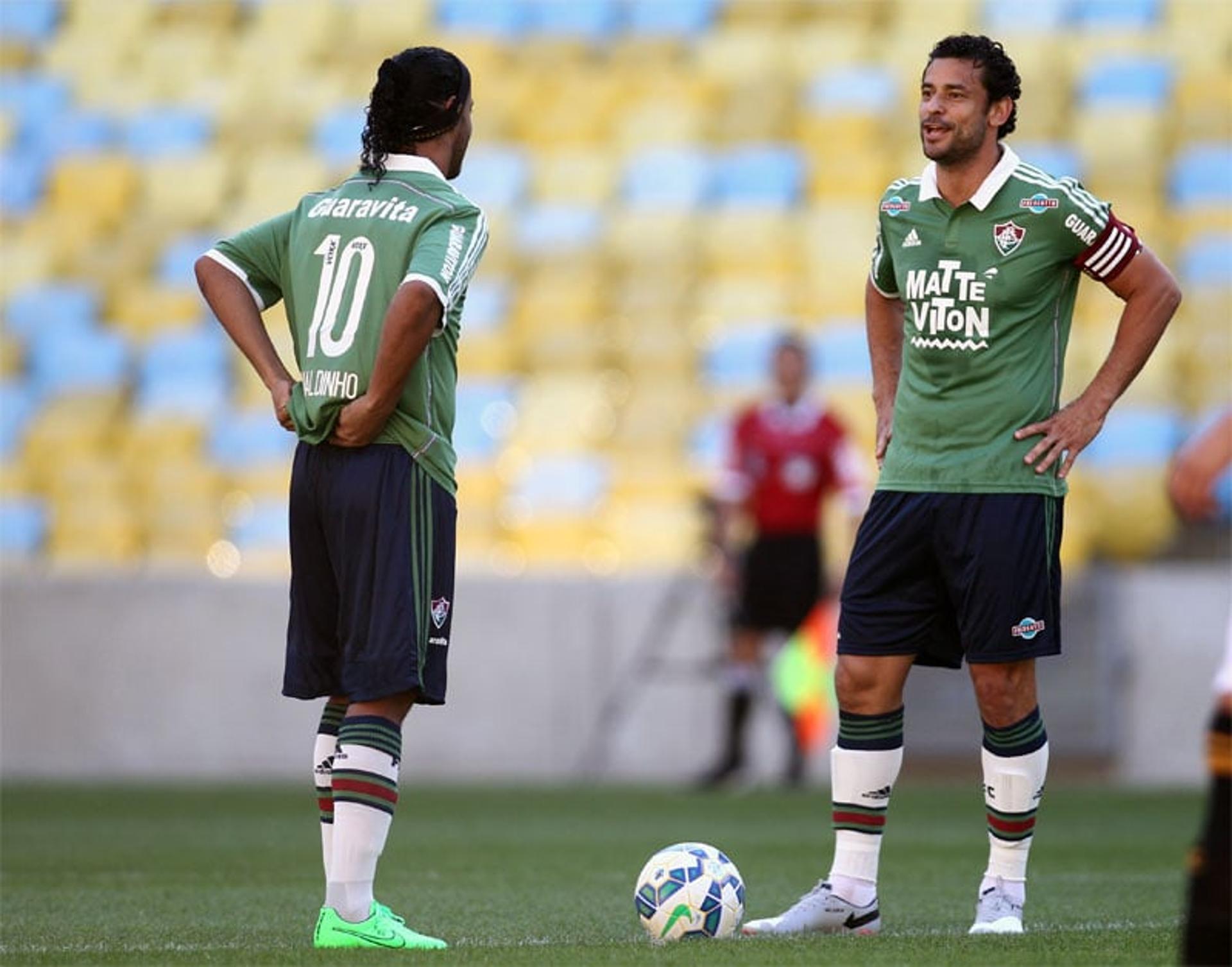 Ronaldinho Gaúcho e Fred no Fluminense (Paulo Sérgio/LANCEPress)