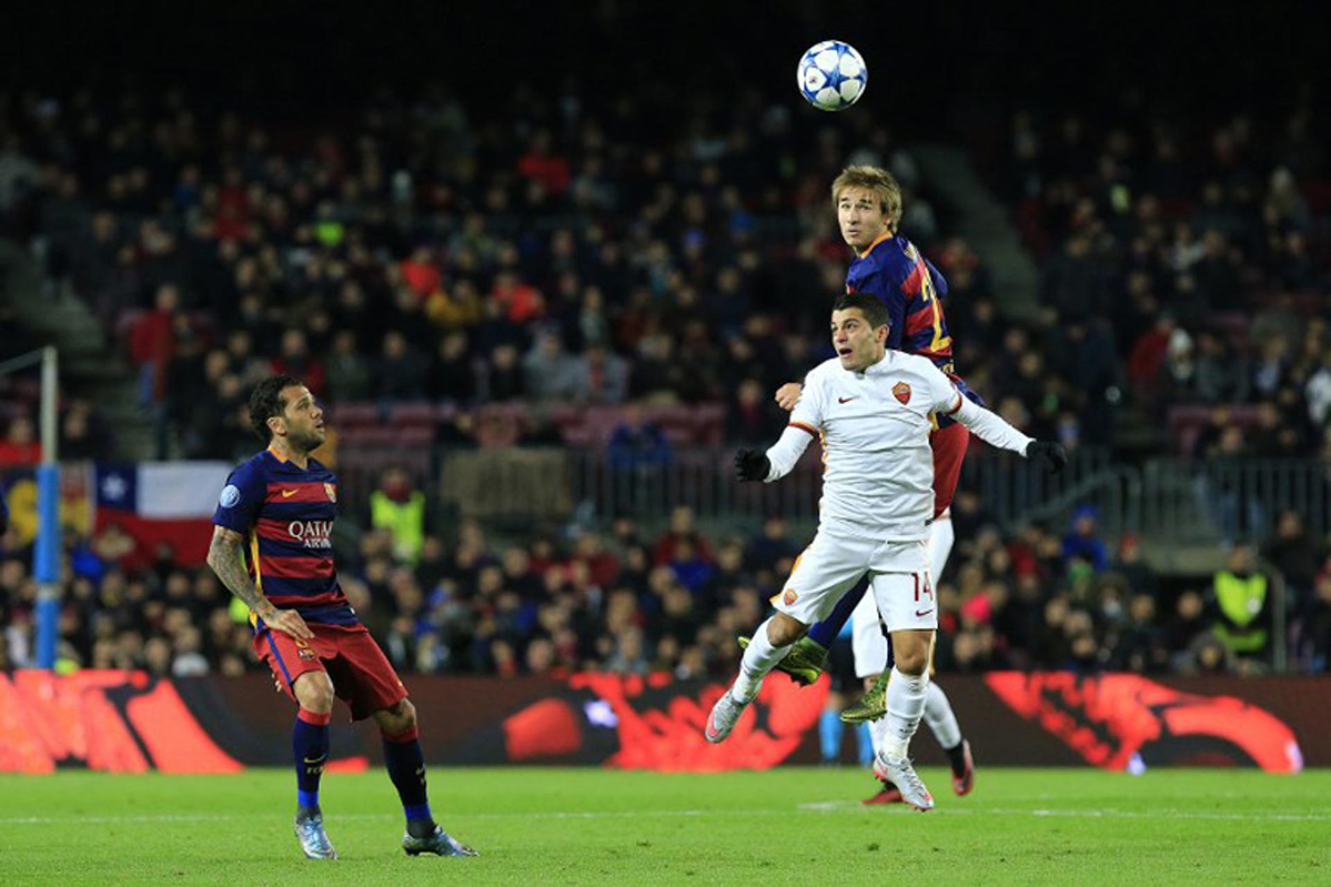 Que massacre! Barcelona atropela a Roma por 6 a 1 na Liga (Foto: AFP / PAU BARRENA)