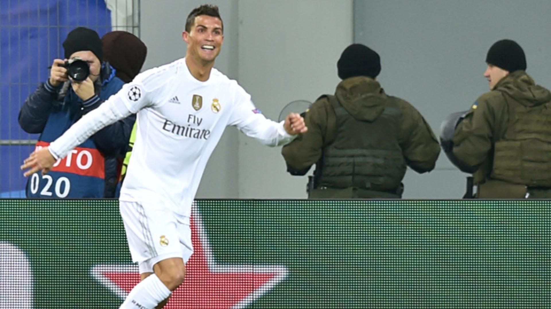 HOME - Shakhtar Donetsk x Real Madrid - Liga dos Campeões - Cristiano Ronaldo (Foto: Sergei Supinsky/AFP)