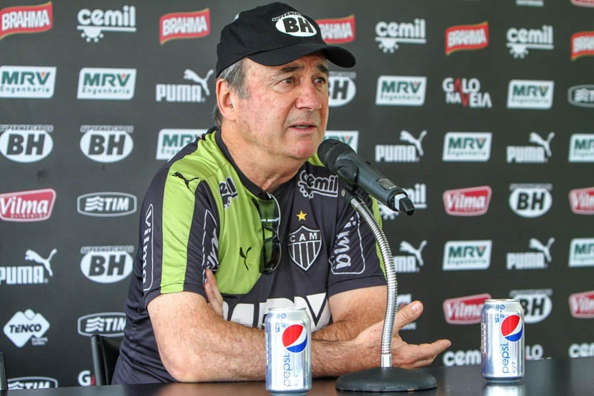 Levir Culpi na Coletiva - Atlético-MG (Foto: Bruno Cantini/Atlético MG)