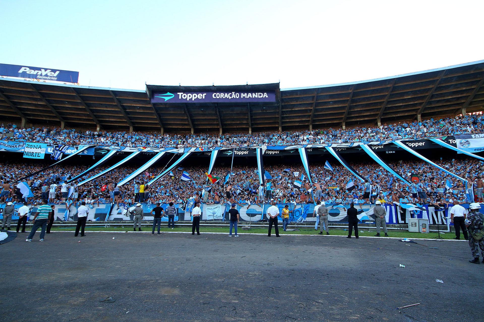 Último jogo do Grêmio no Olímpico (Foto: Lucas Uebel/Grêmio)