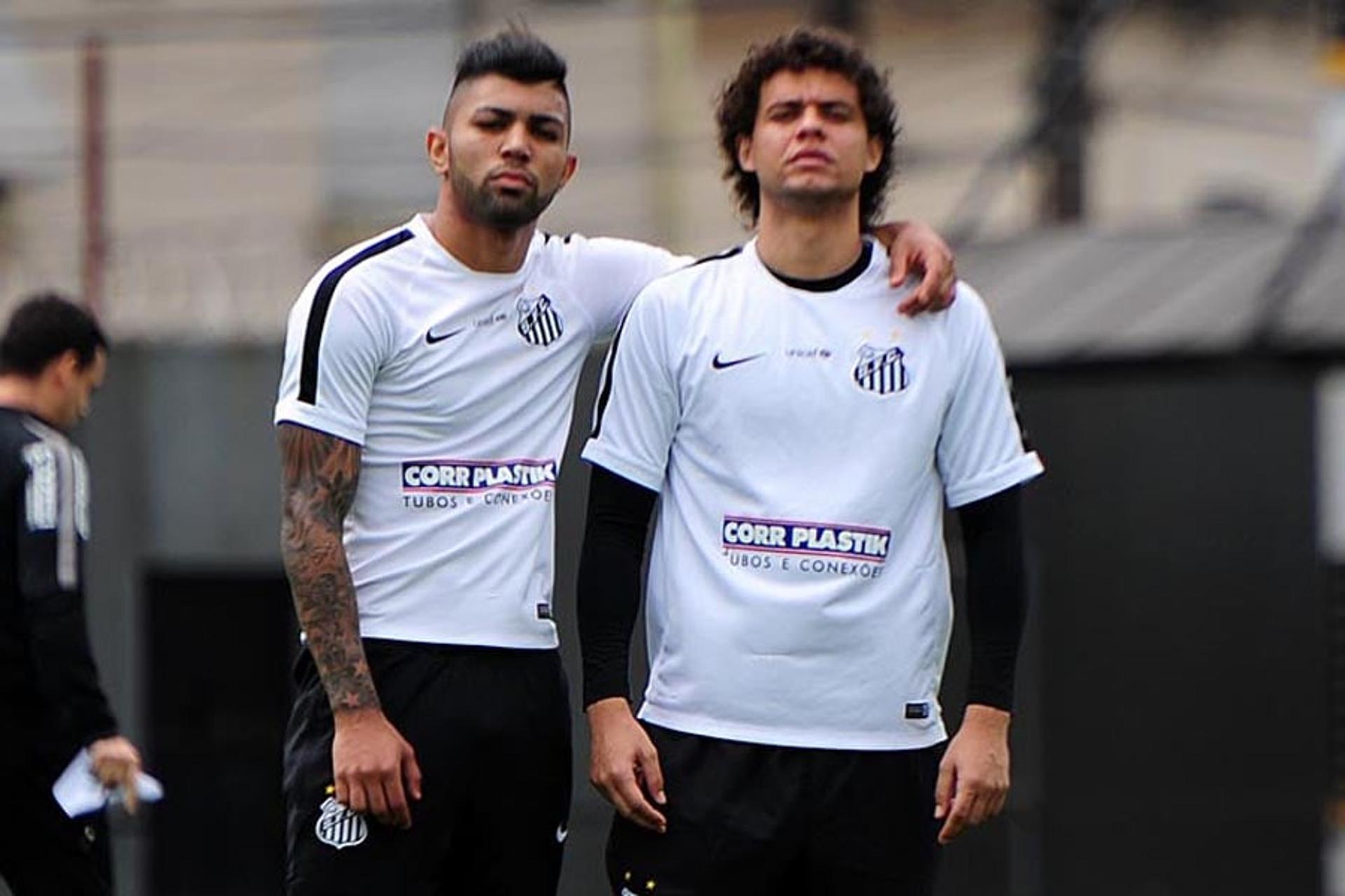 Gabriel e Victor ferraz (Foto: Ivan Storti/Santos FC)