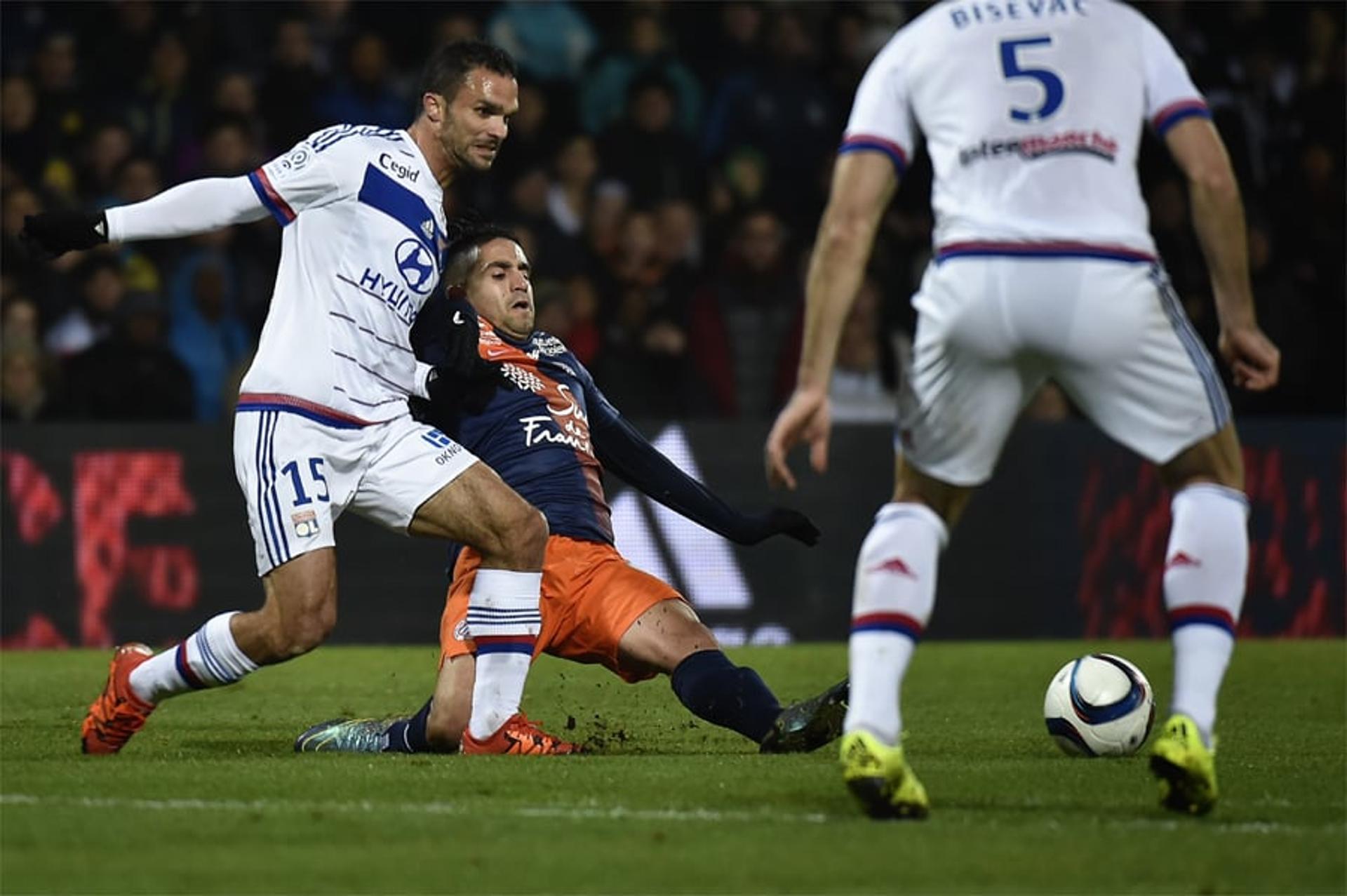 Lyon x Montpellier (foto:AFP)