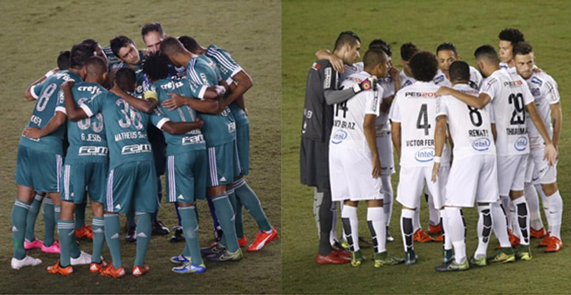 duelo palmeiras x santos