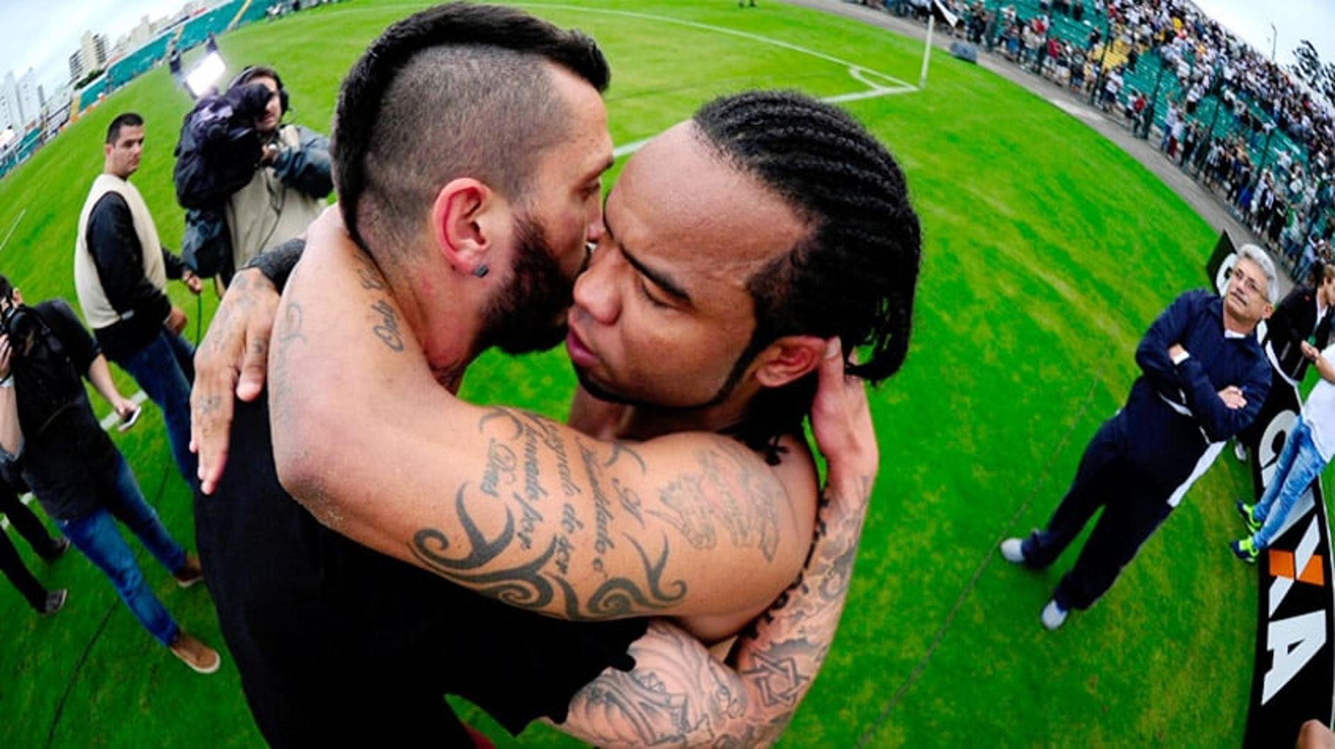 HOME - Figueirense x Fluminense - Campeonato Brasileiro - Alex Muralha e Carlos Alberto (Foto: Eduardo Valente/LANCE!Press)