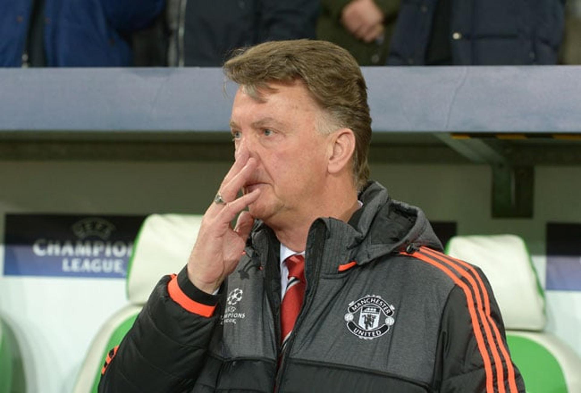 Van Gaal - Wolfsburg x Manchester United (Foto: Peter Steffen / DPA / AFP)