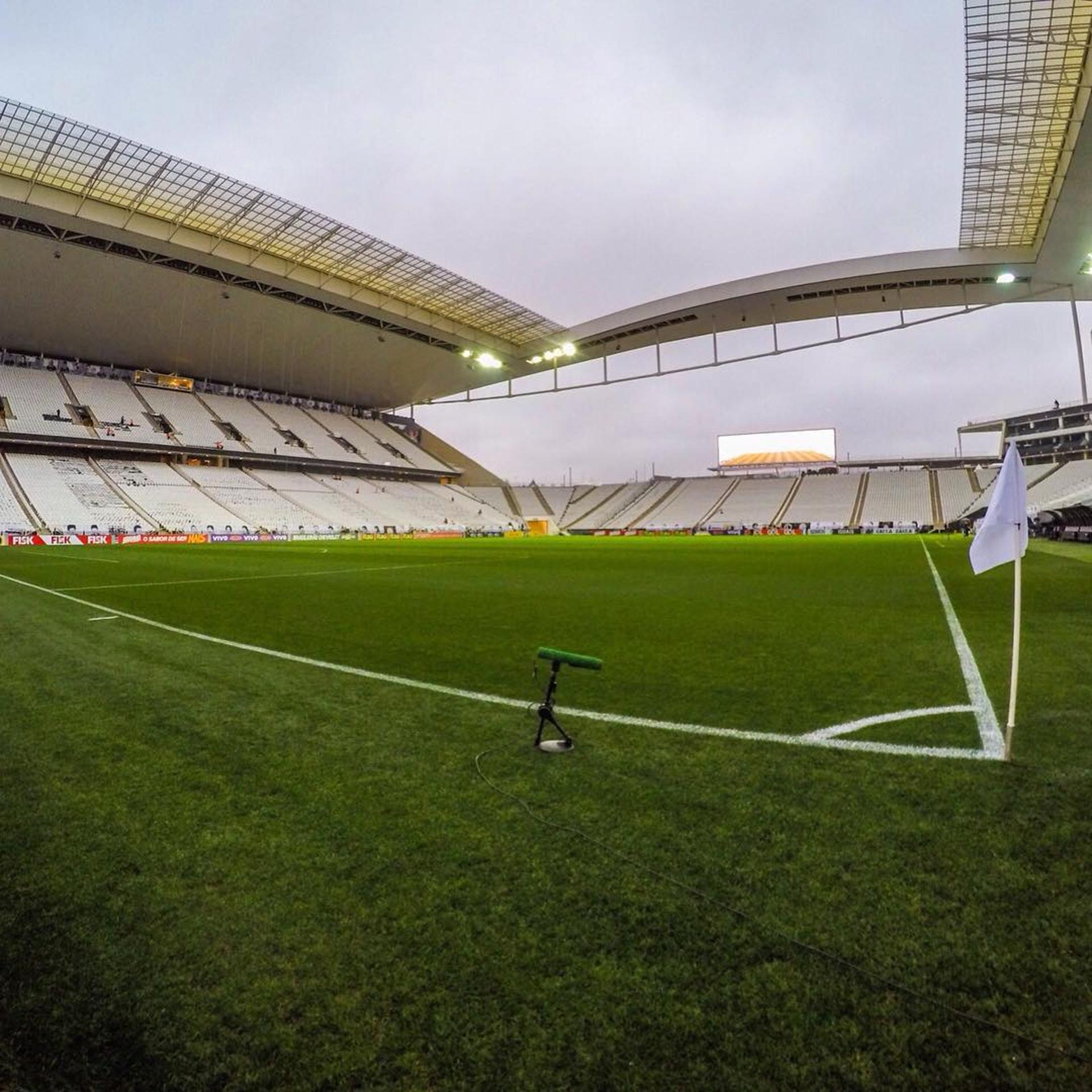 Gramado da Arena Corinthians passará por melhorias (Foto: Divulgação)