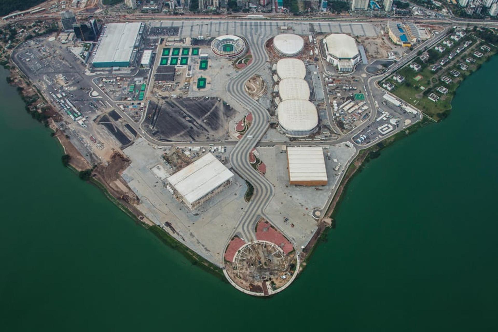 Obras das arenas da Olimpíada Rio-2016