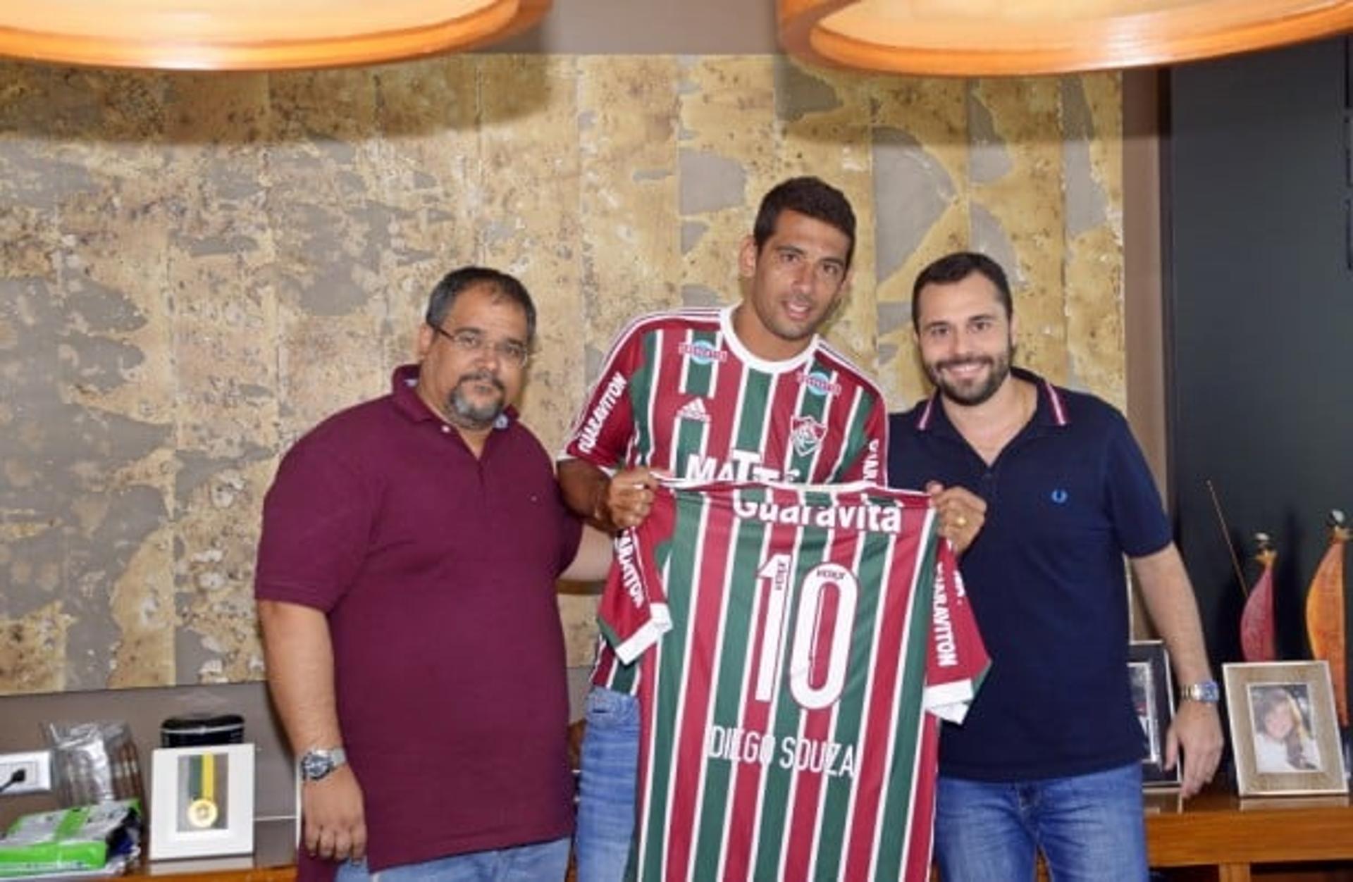 Diego Souza, do Fluminense (Foto: Mailson Santana/Divulgação F.F.C.)