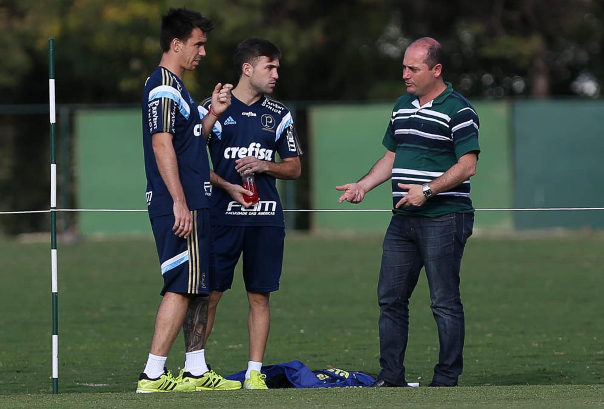 Allione e Mouche - Palmeiras (FOTO: Cesar Greco/Palmeiras)