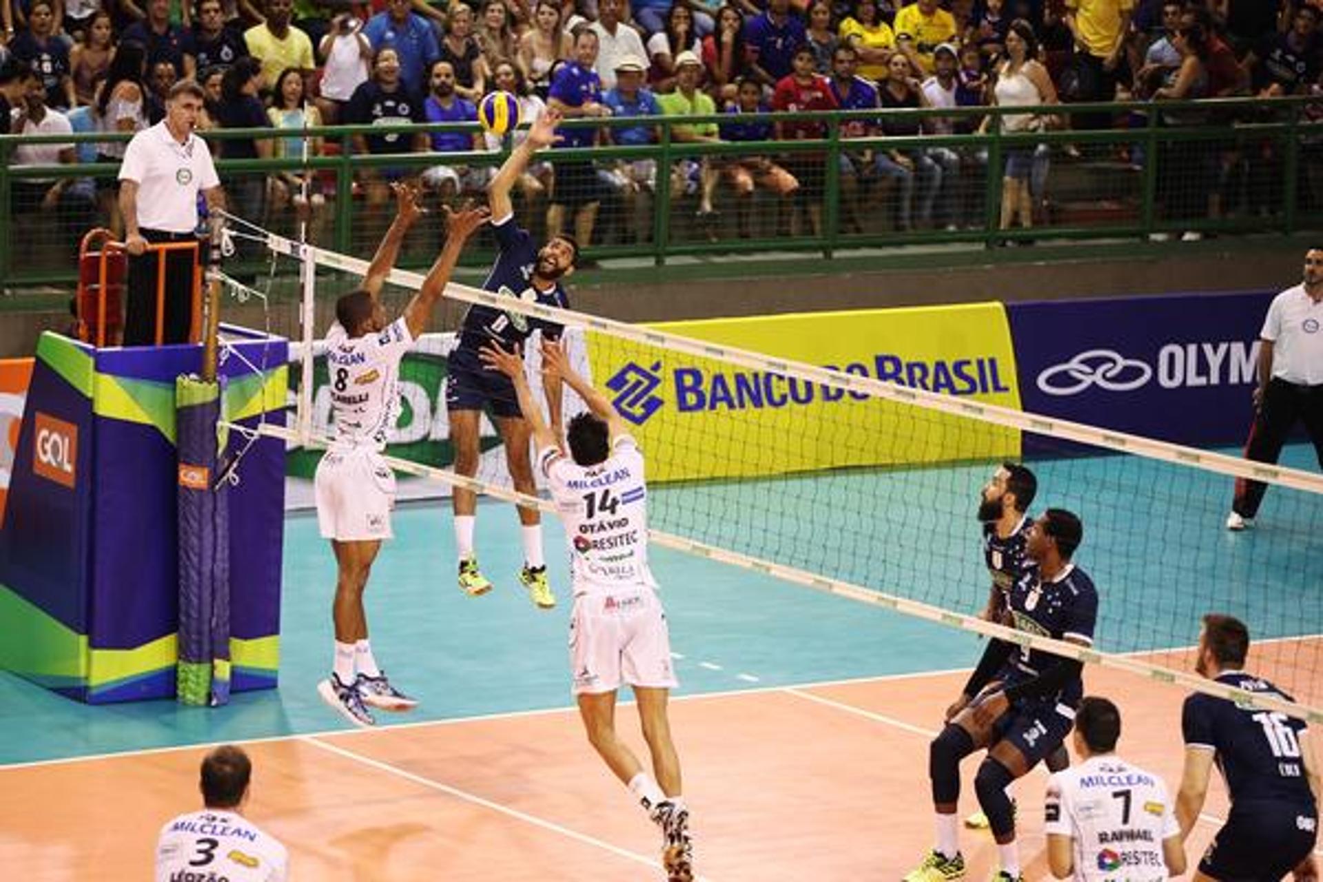 Sada Cruzeiro vence o funvic/ Taubaté e assume o topo da Superliga Masculina de Vôlei  (Foto: Renato Araújo/Divulgação Sada)