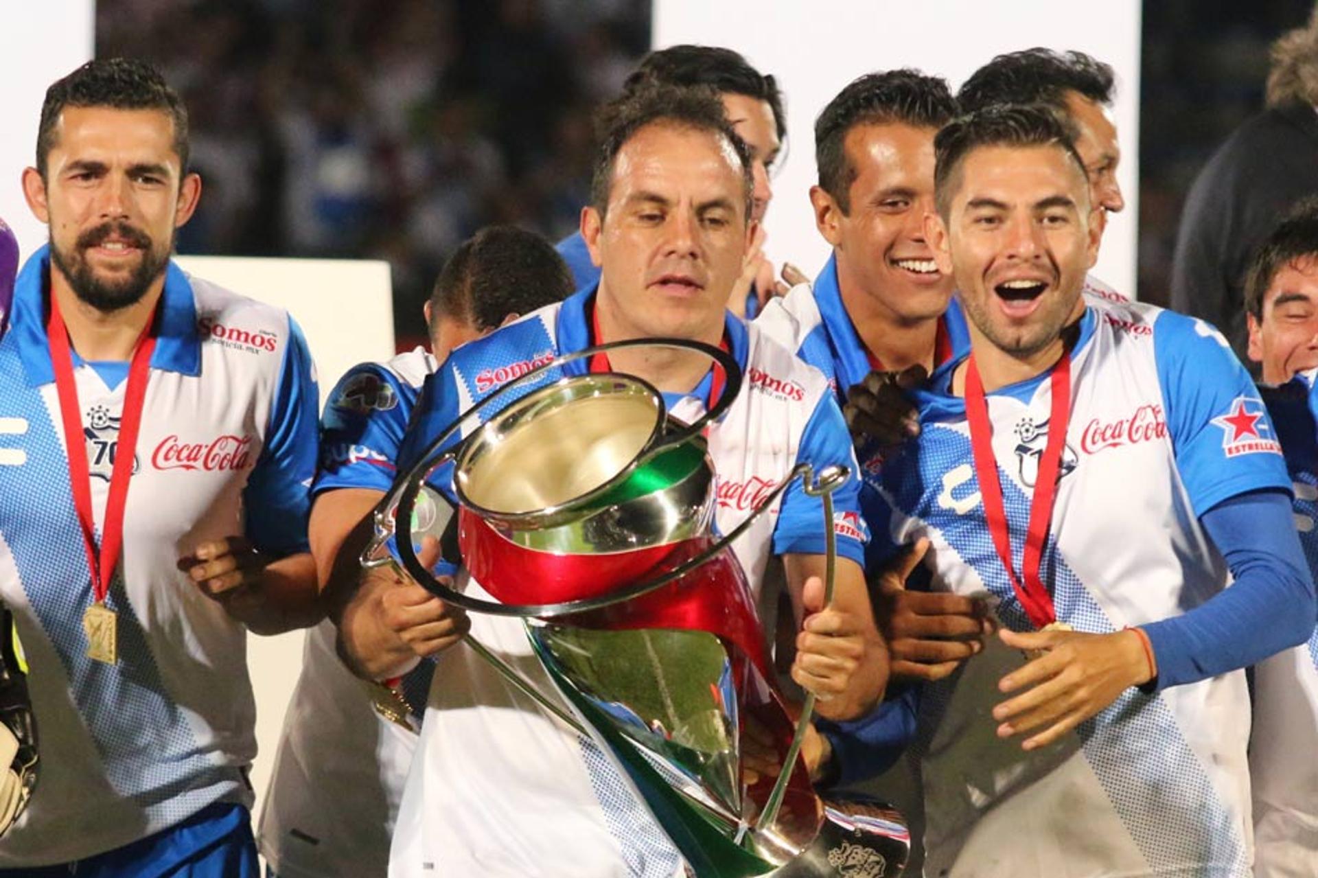 Puebla campeão da Copa do México (Foto: Sandra Bautista/ AFP)