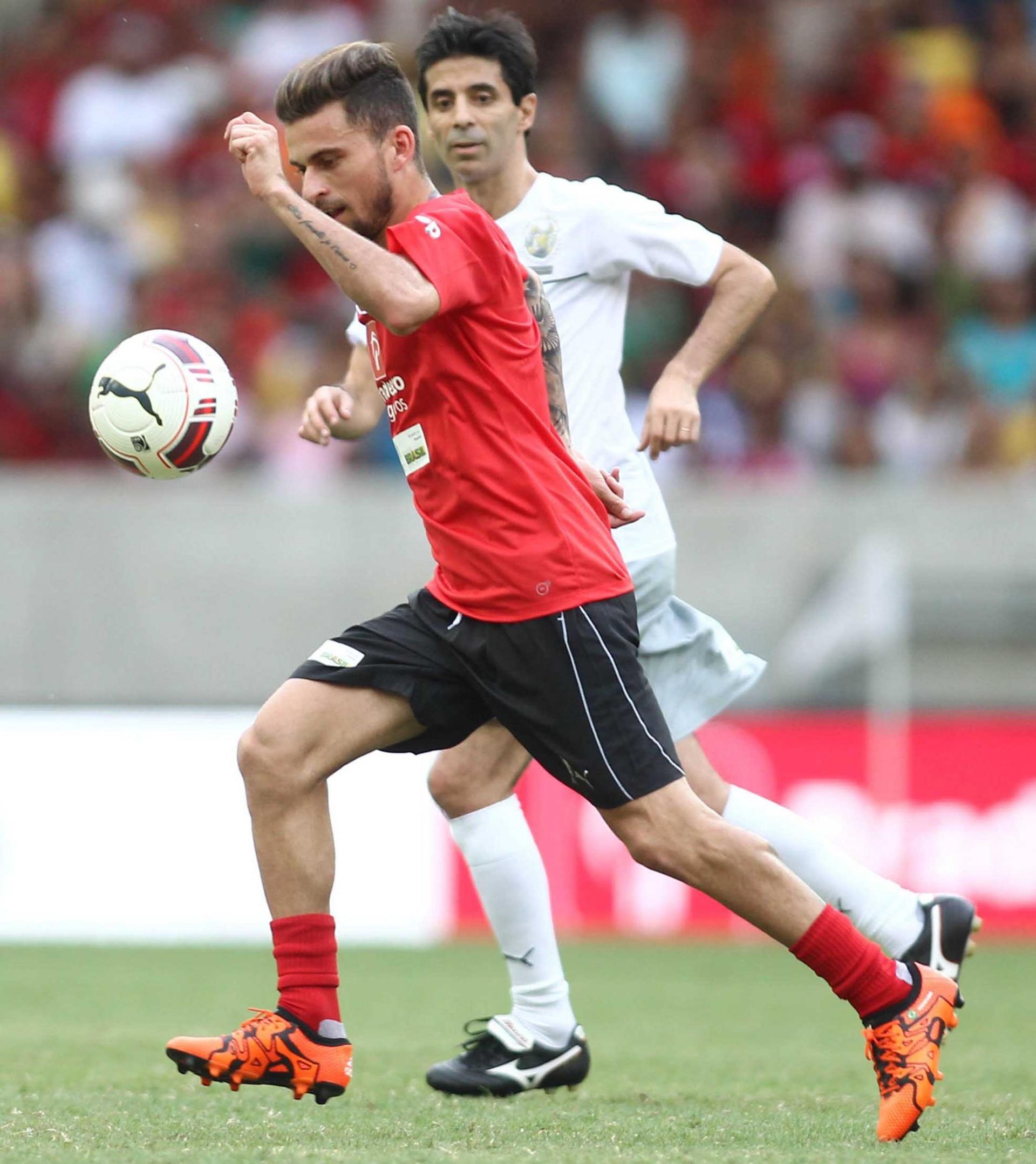 HOME - Jogo das Estrelas no Maracanã - Lucas Lima e Mauro Galvão (Foto: Paulo Sérgio/LANCE!Press)